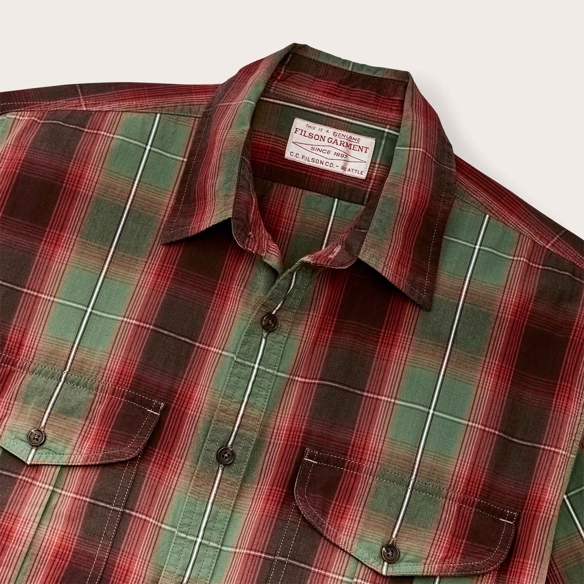 FILSON'S WASHED SHORT SLEEVE FEATHER CLOTH SHIRT - Image 4