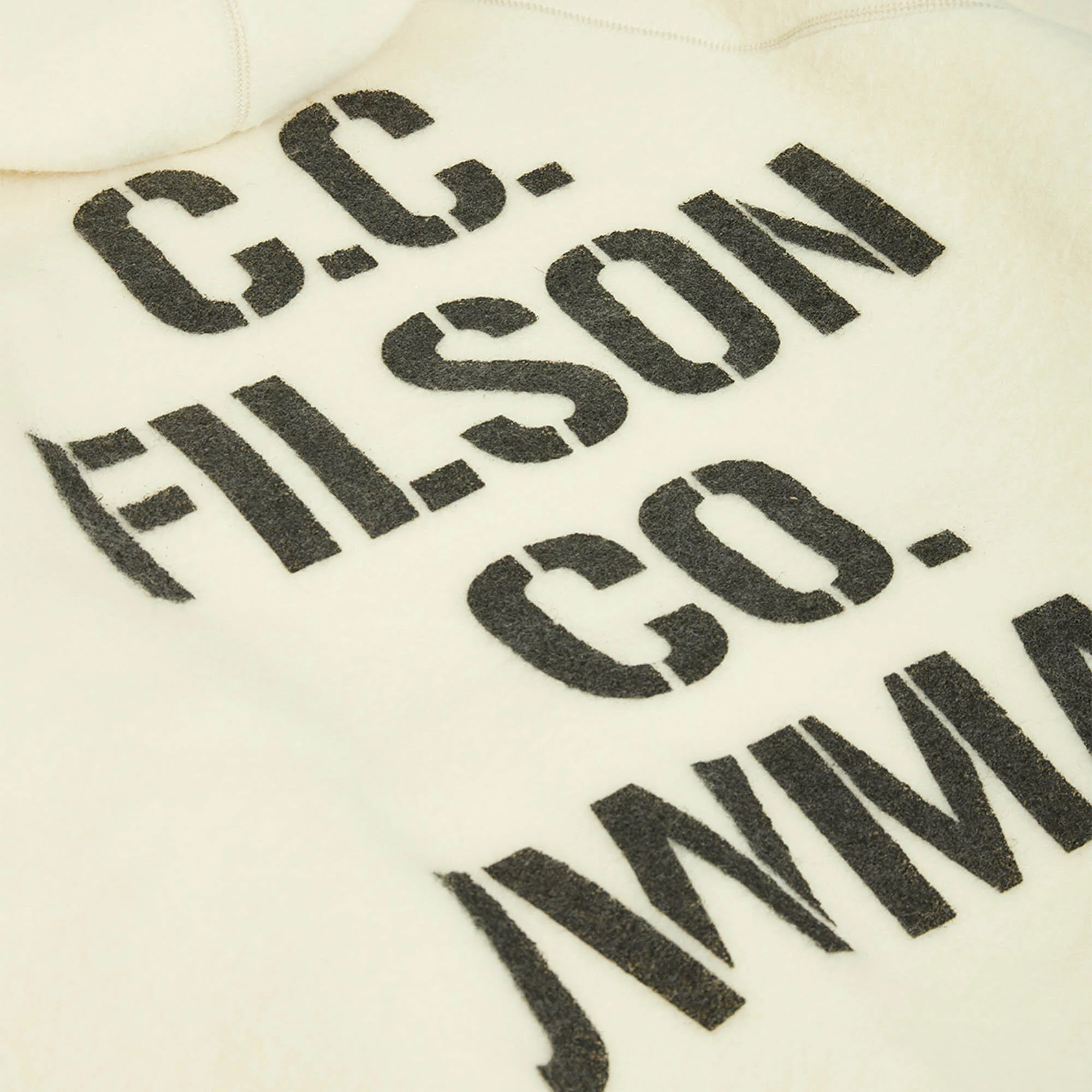 FILSON X JUNYA WATANABE GRAPHIC WOOL HOODIE - Image 2