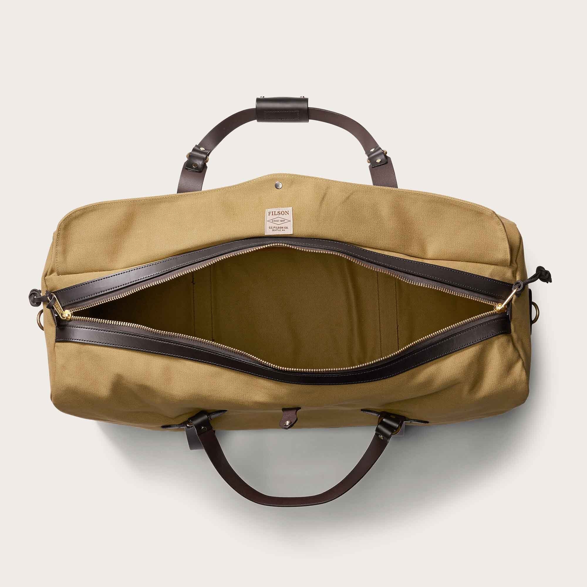 LARGE RUGGED TWILL DUFFLE BAG - Image 4