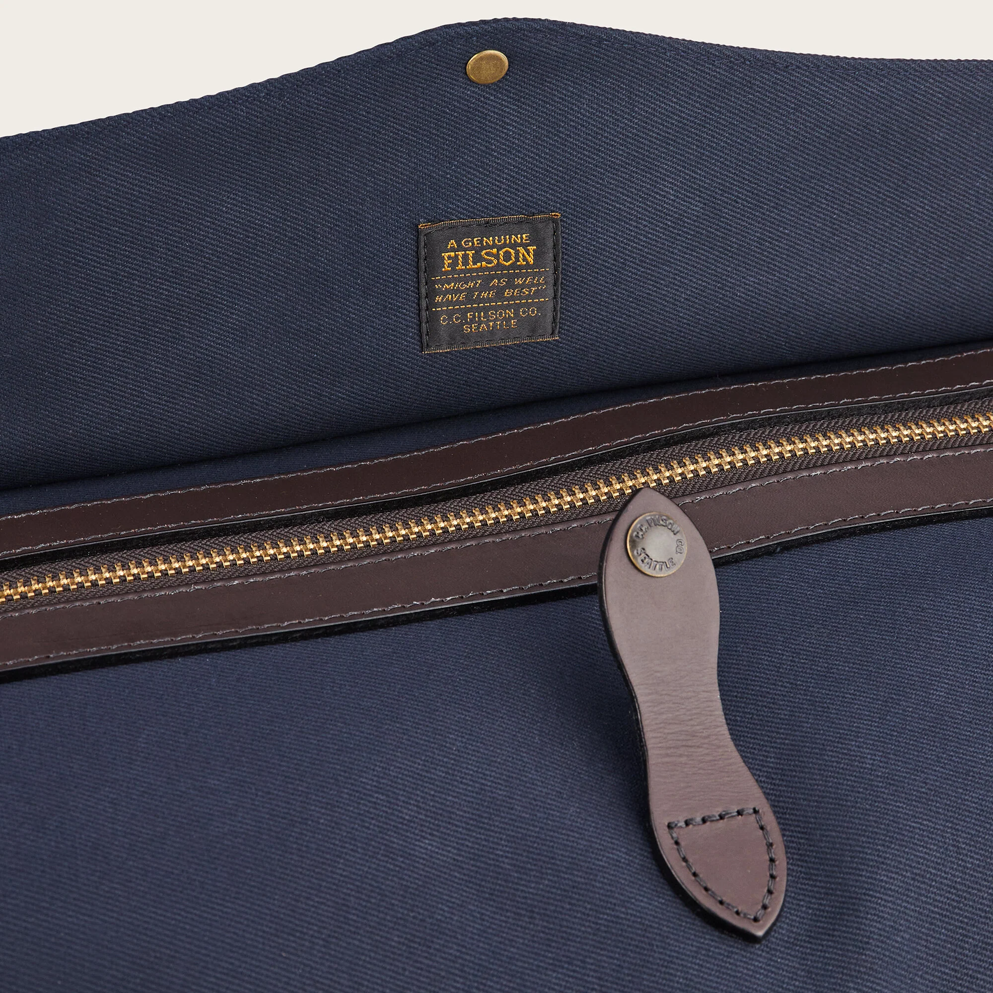 LARGE RUGGED TWILL DUFFLE BAG - Image 6