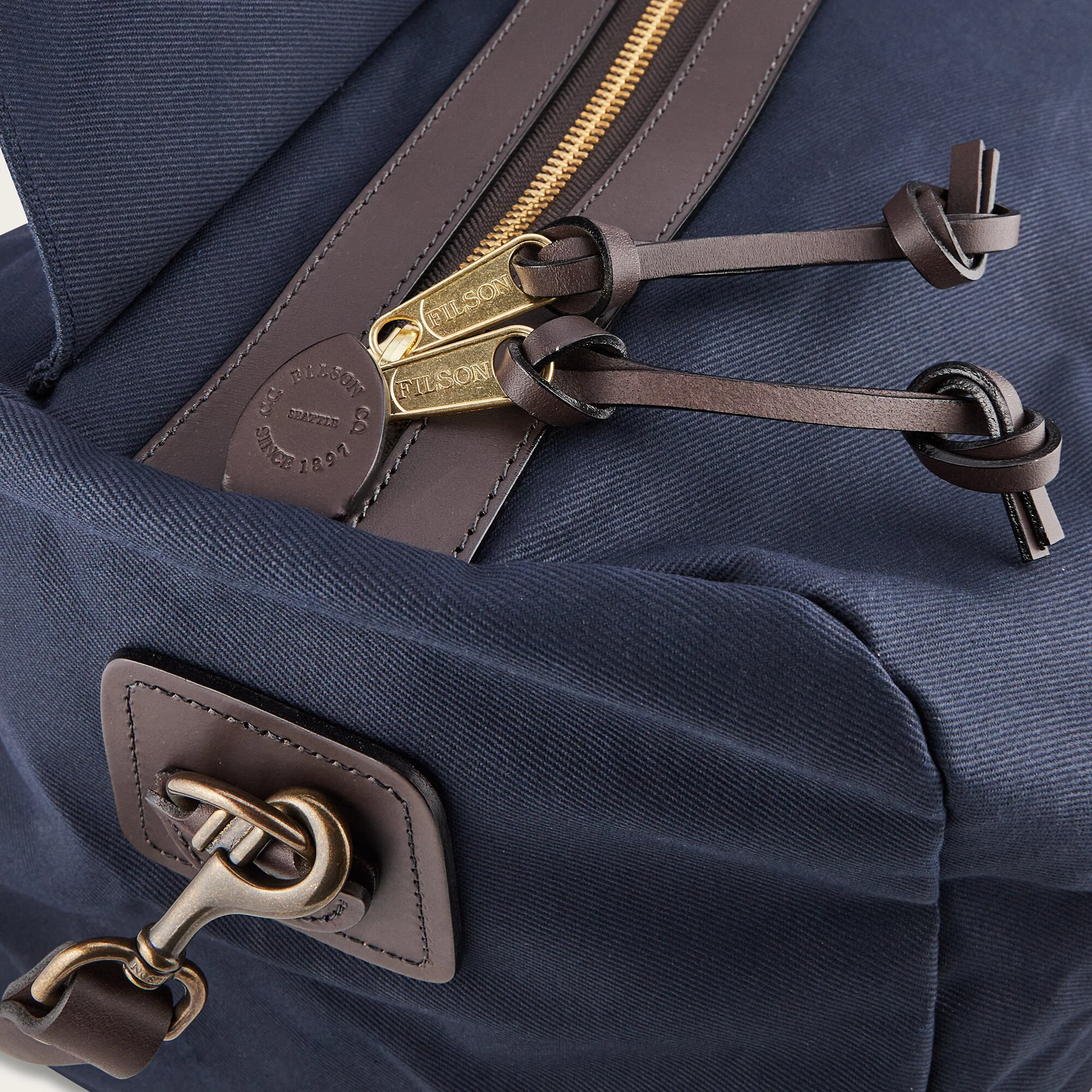 LARGE RUGGED TWILL DUFFLE BAG - Image 5