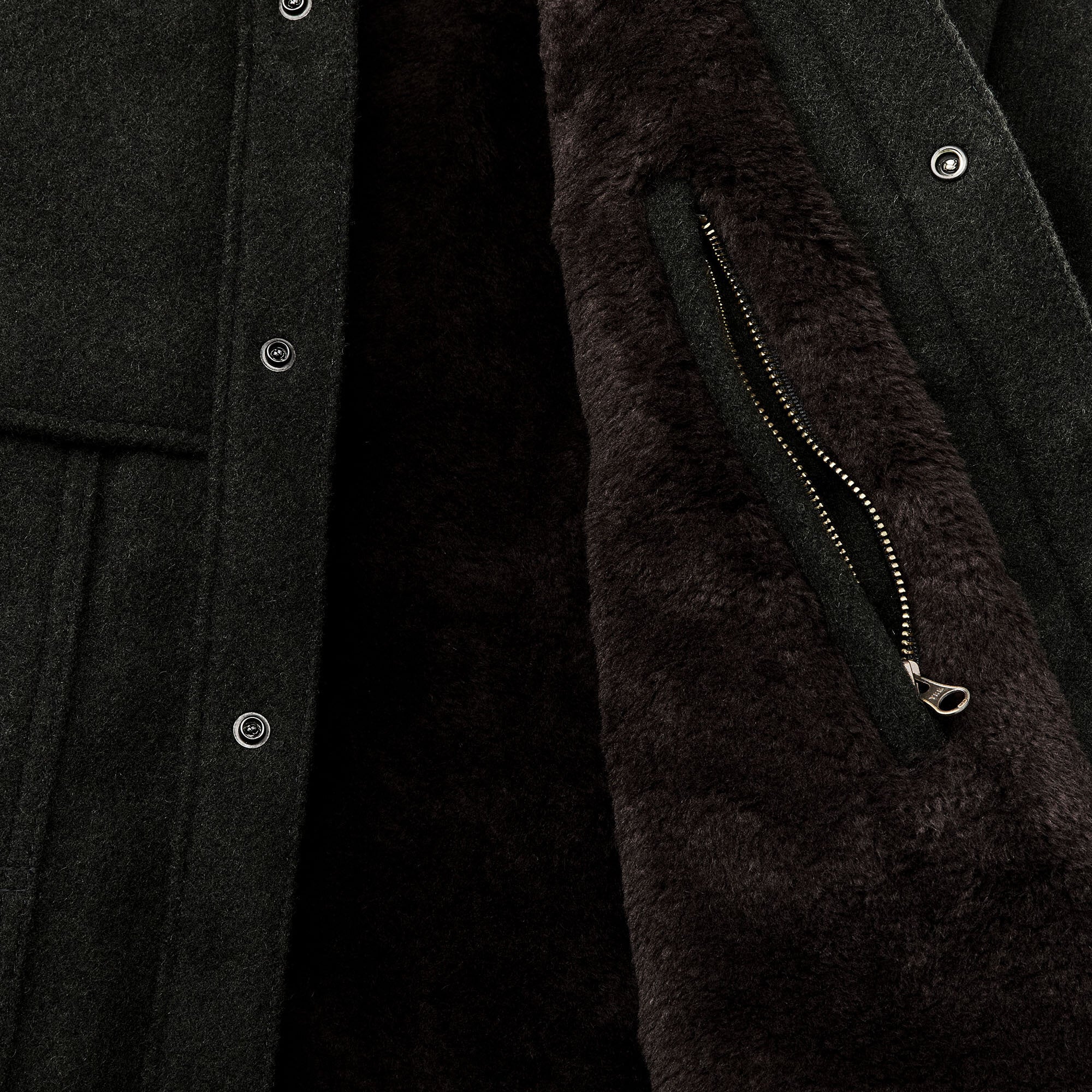 Lined Mackinaw Wool Cape Coat - Image 5