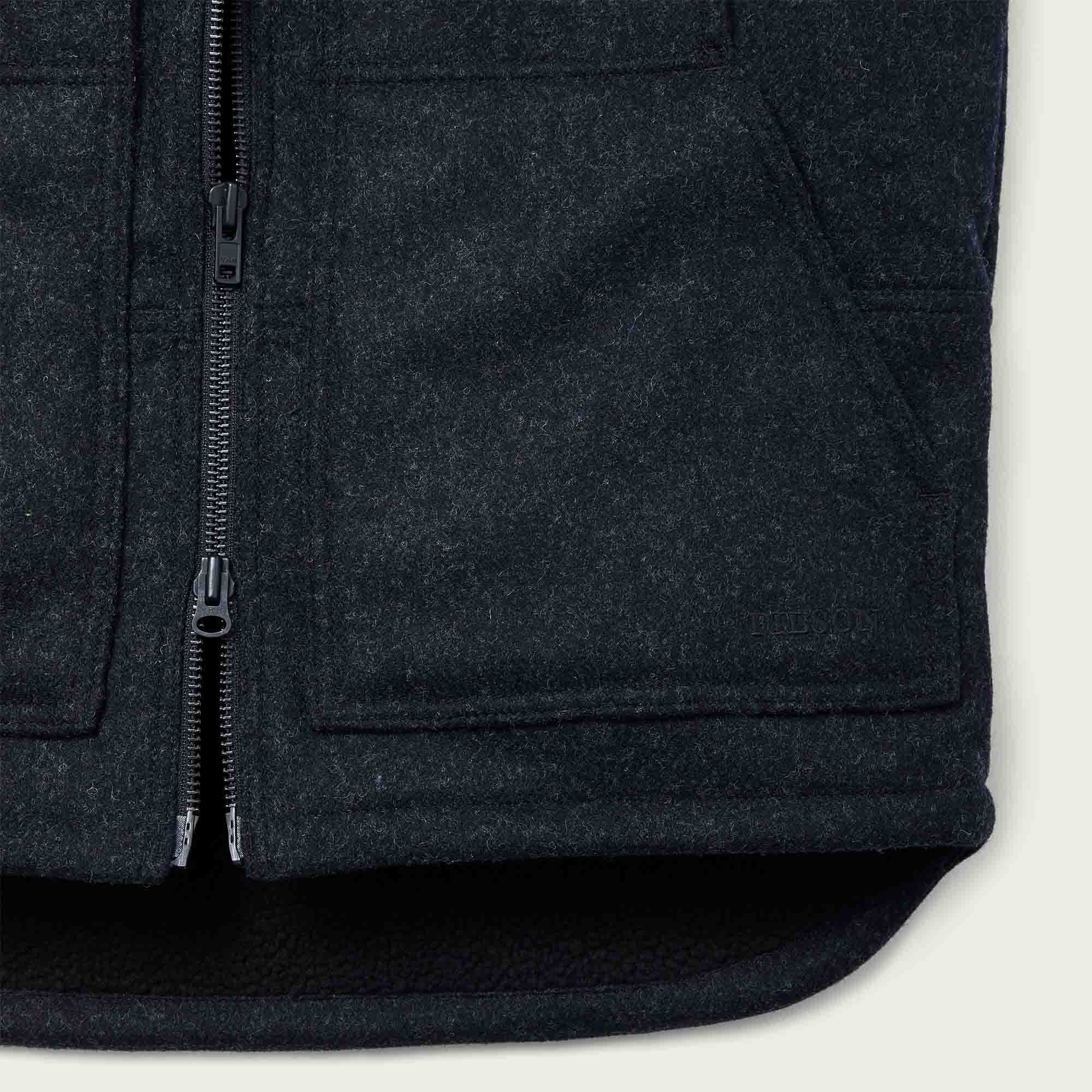 LINED MACKINAW WOOL WORK VEST - Image 5