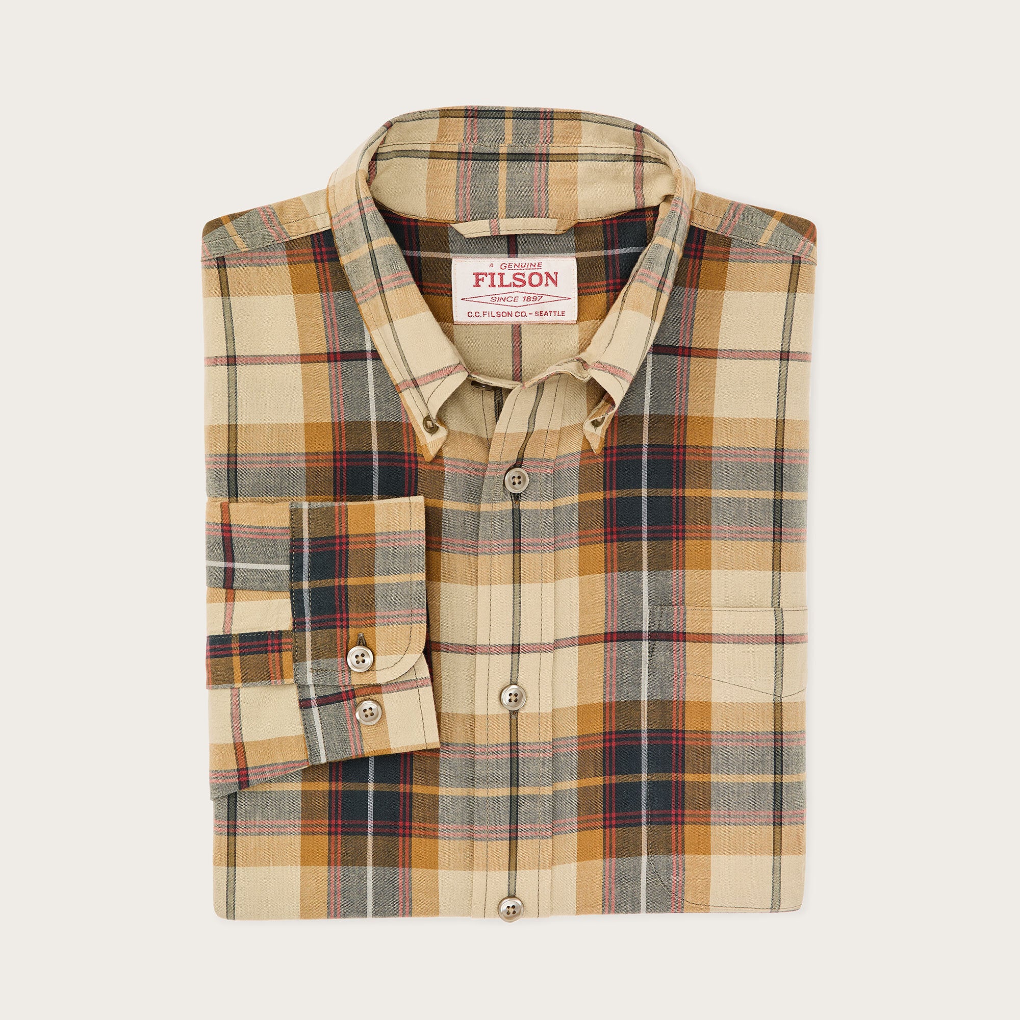 MADRAS BUTTON-DOWN SHIRT - Image 3