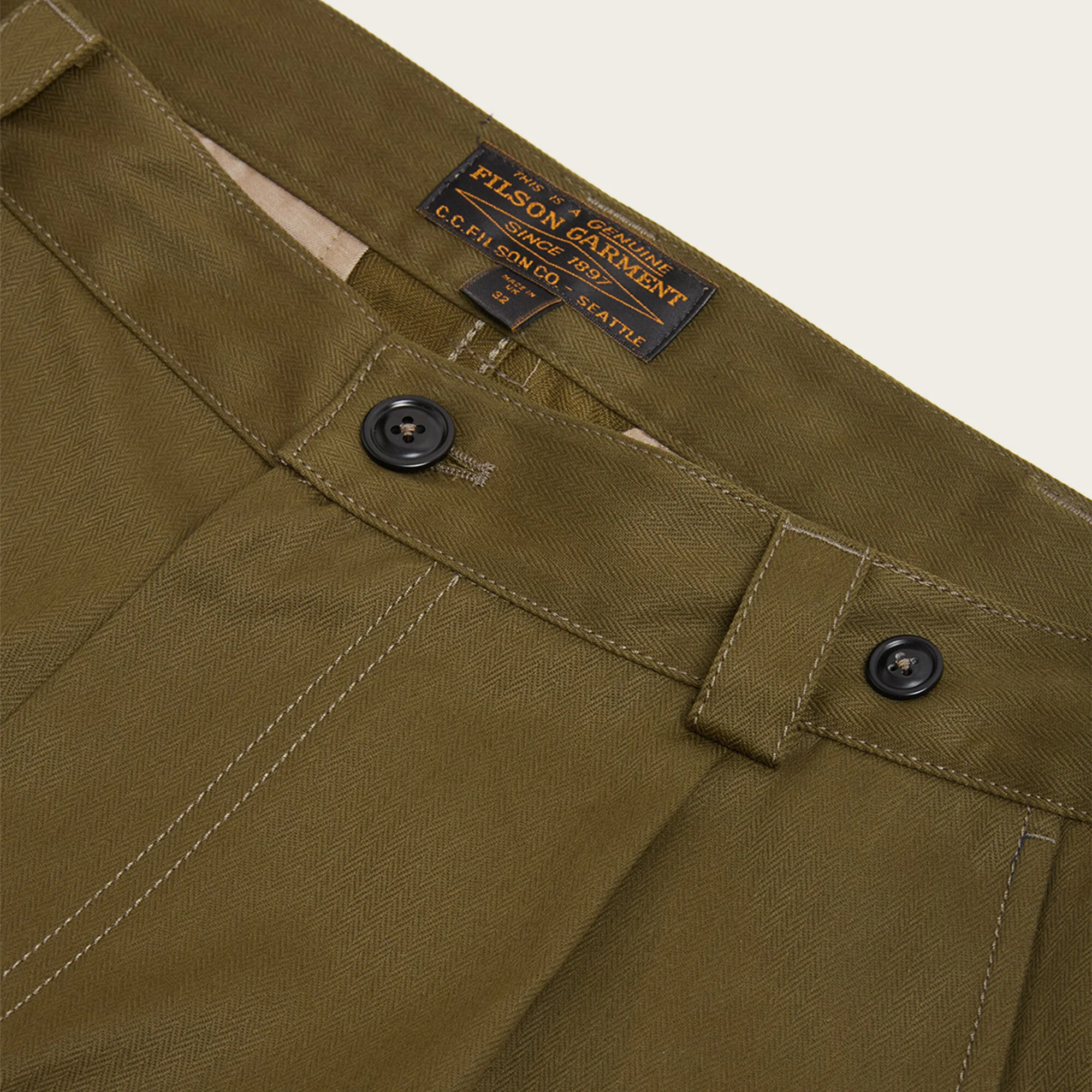 PLEATED WORK CHINO - Image 2