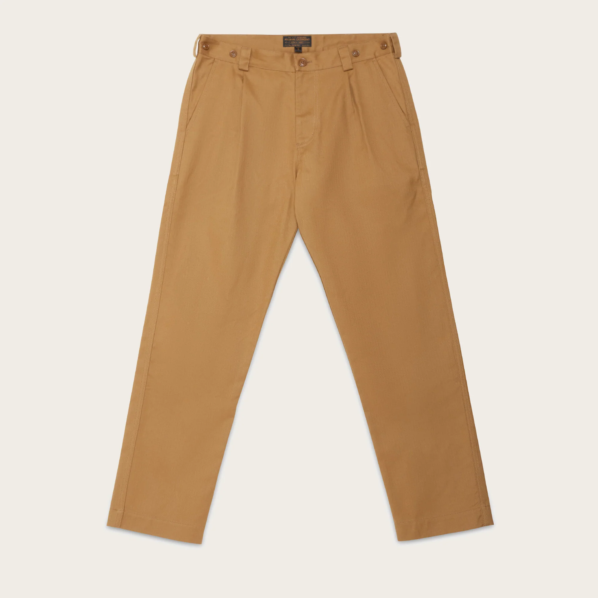 PLEATED WORK CHINO
