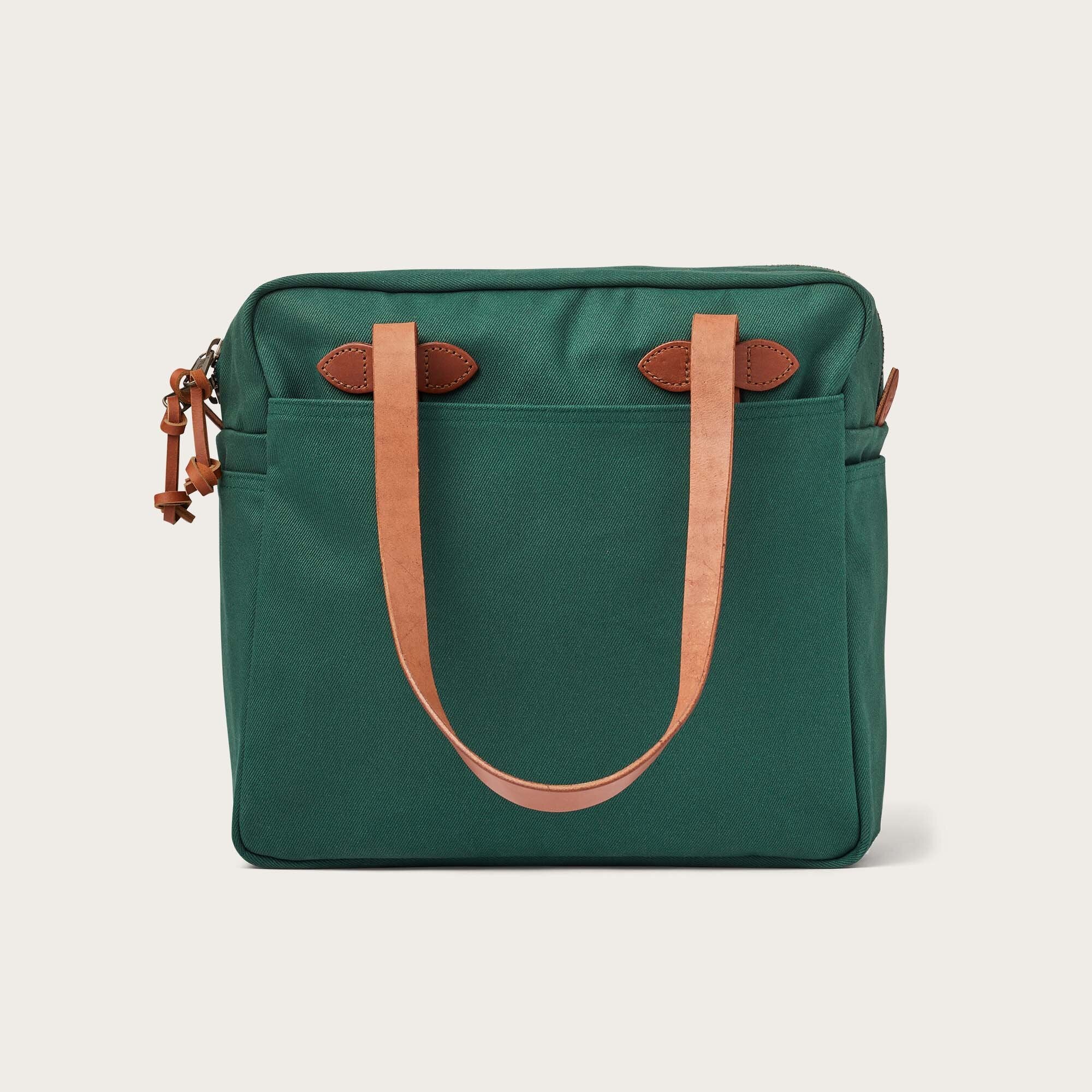 RUGGED TWILL TOTE BAG WITH ZIPPER - Image 2