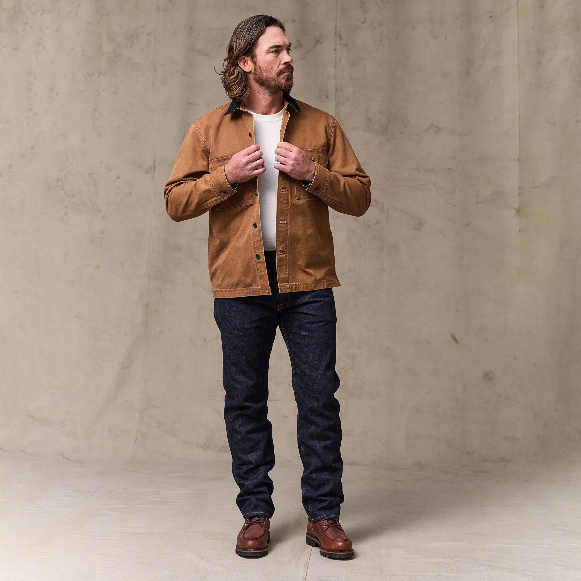 RUSTIC CANVAS JAC-SHIRT