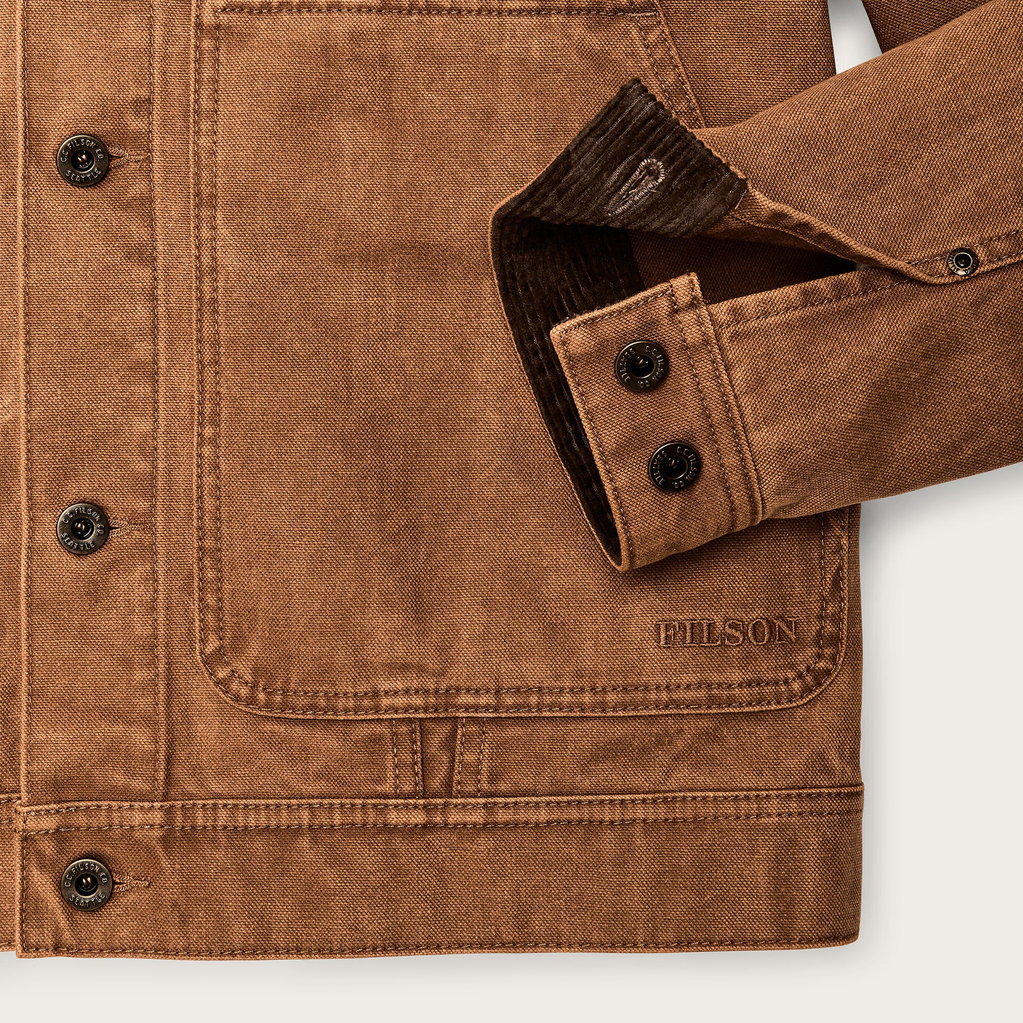 RUSTIC CANVAS SHORT CRUISER JACKET - Image 4