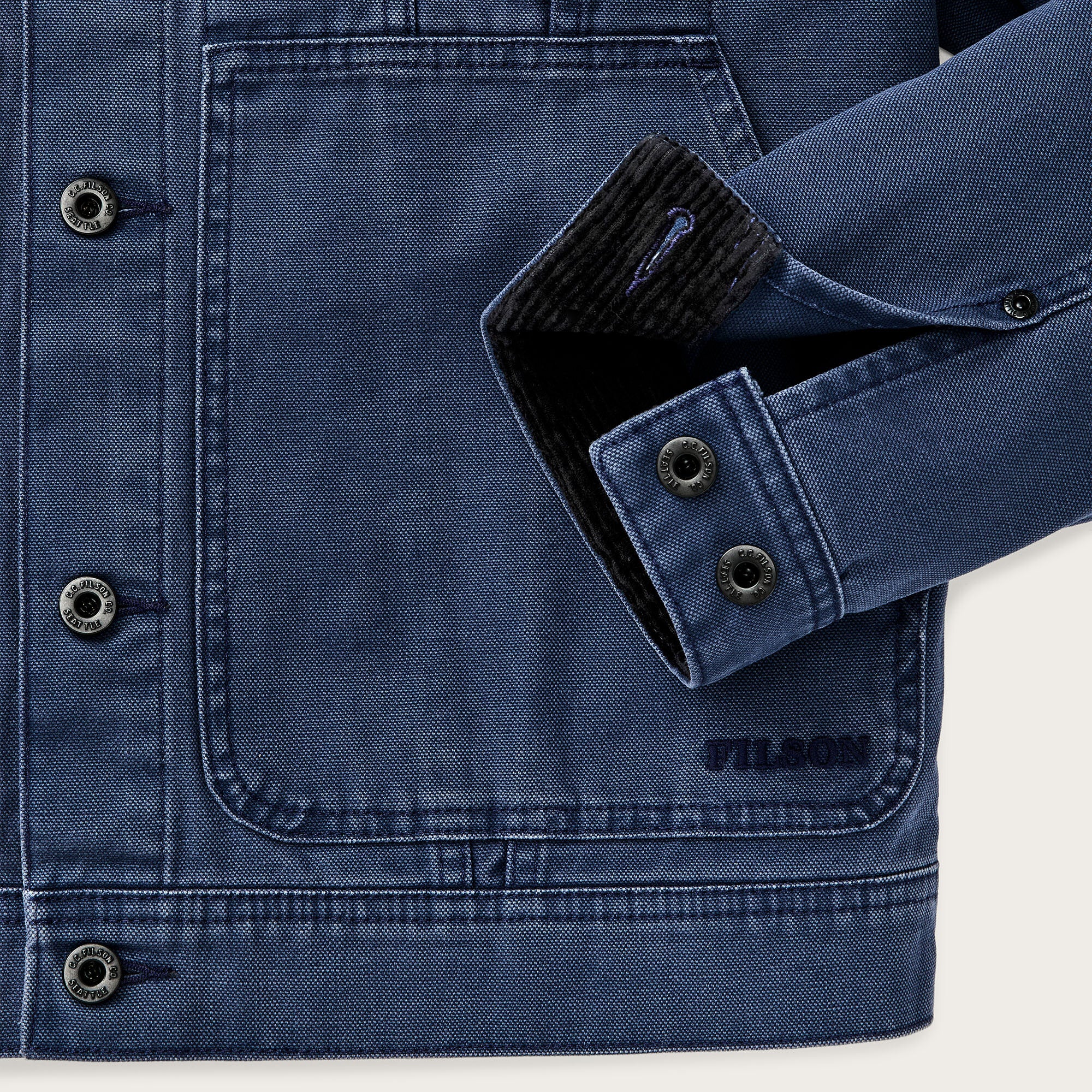 RUSTIC CANVAS SHORT CRUISER JACKET - Image 4