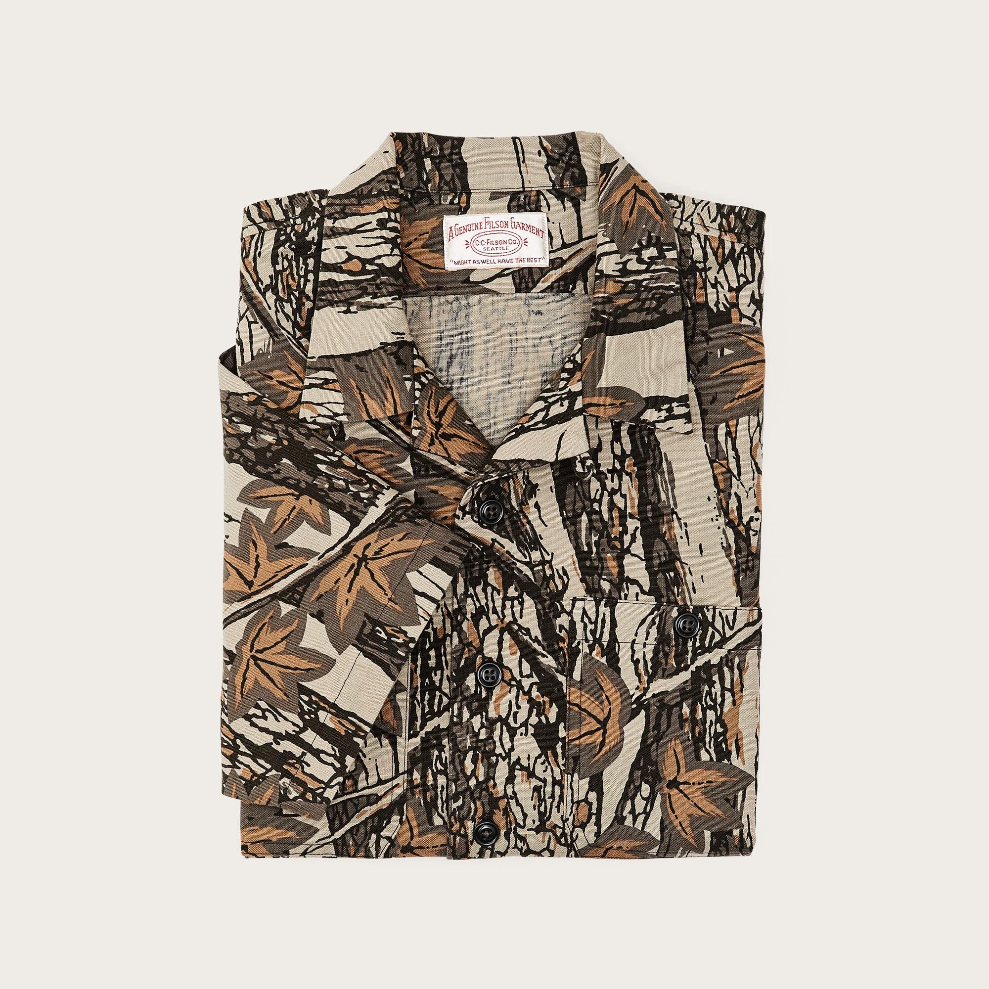 RUSTIC SHORT SLEEVE CAMP SHIRT - Image 3
