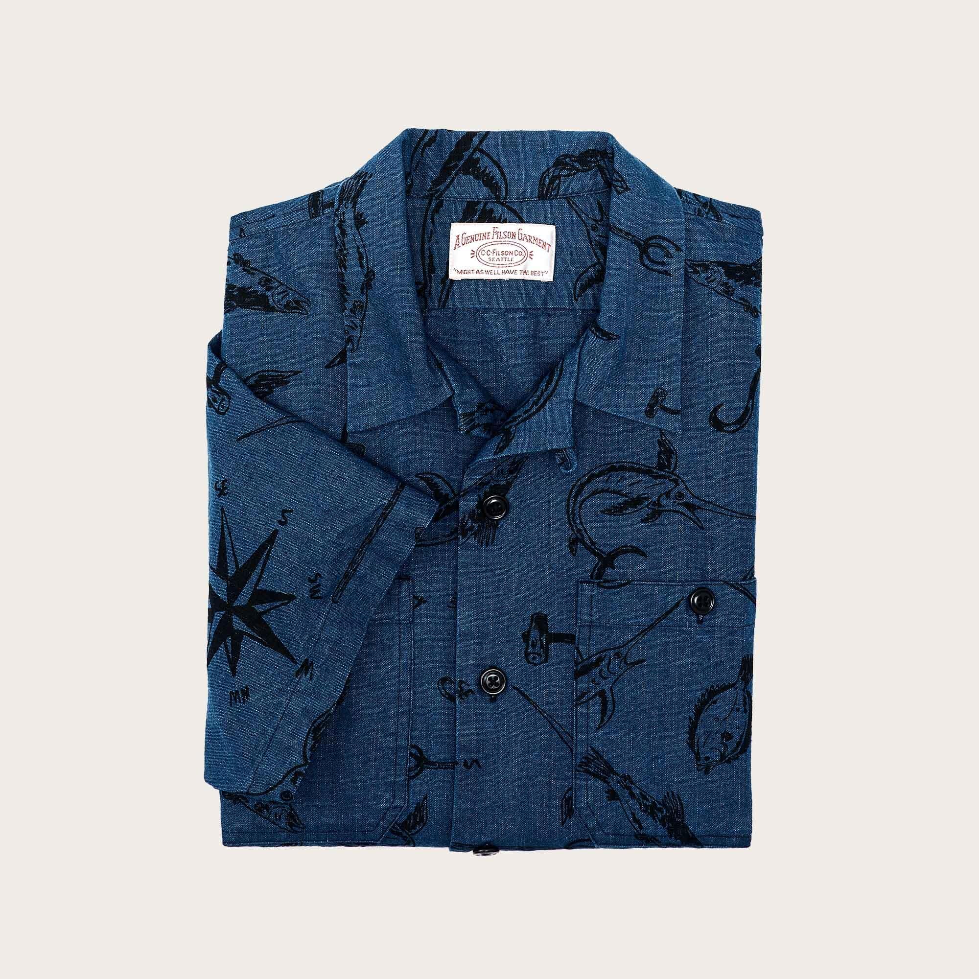 RUSTIC SHORT SLEEVE CAMP SHIRT - Image 3