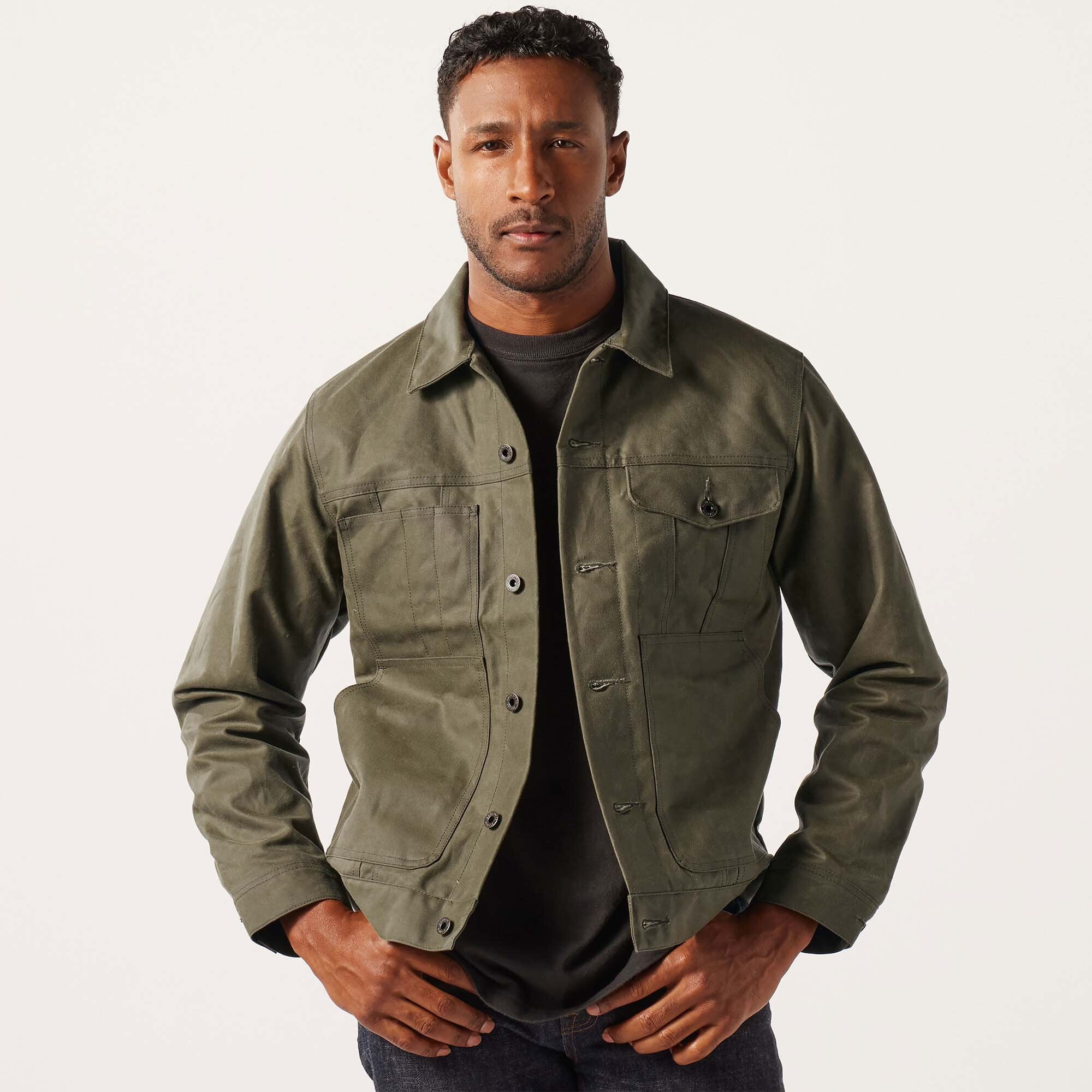 SHORT LINED CRUISER JACKET AUS TIN CLOTH - Image 10
