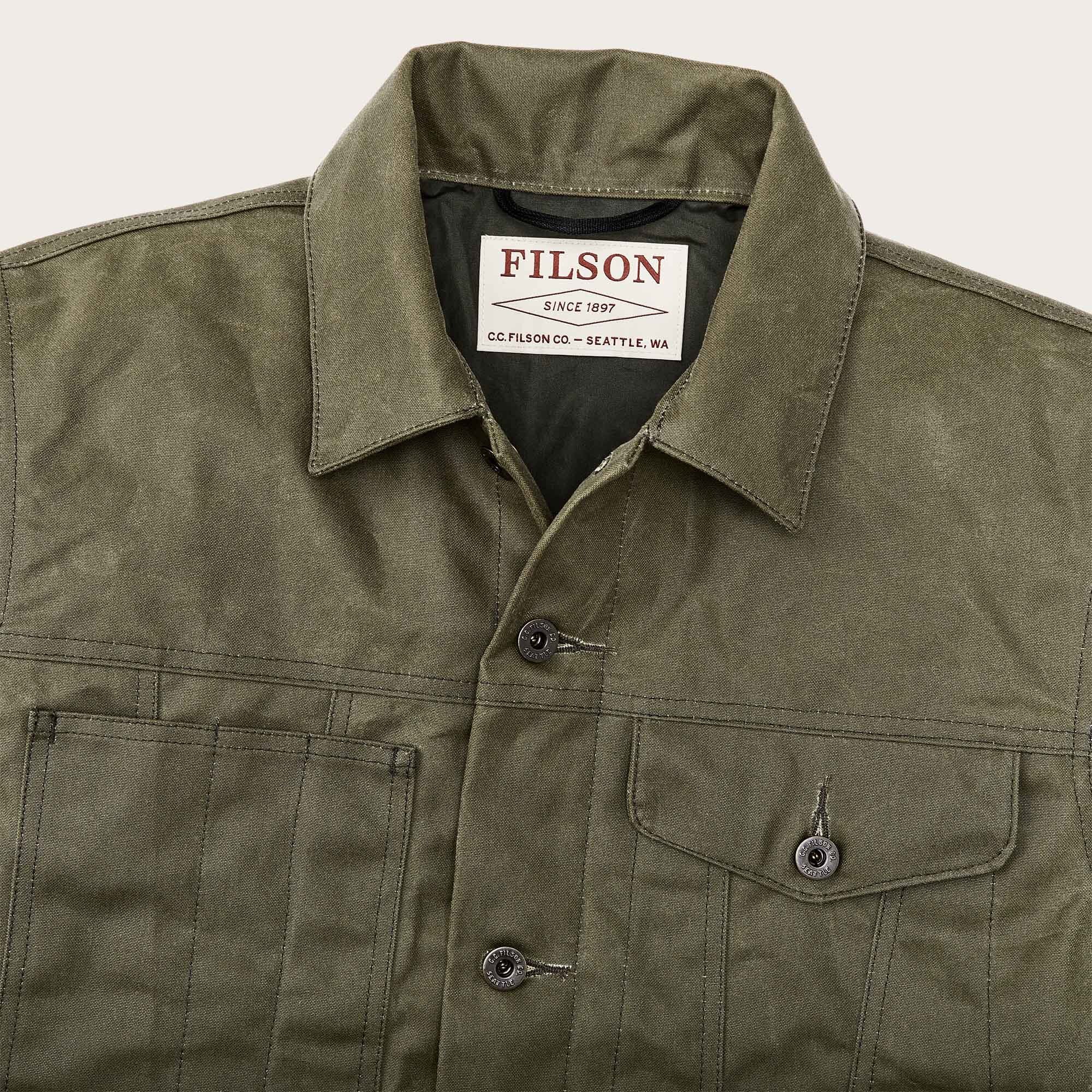 SHORT LINED CRUISER JACKET AUS TIN CLOTH - Image 4