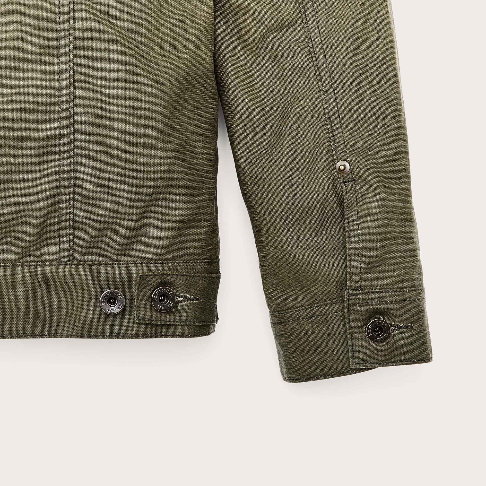 SHORT LINED CRUISER JACKET AUS TIN CLOTH - Image 6
