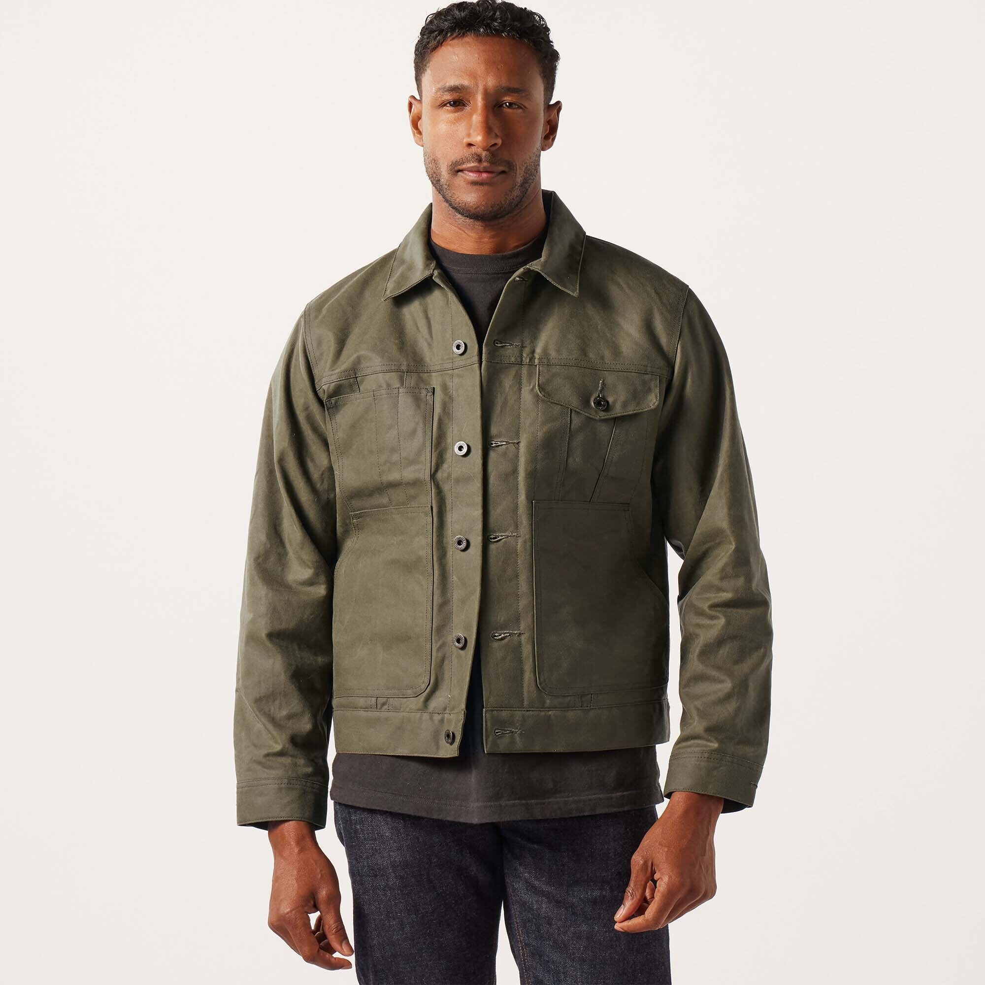 SHORT LINED CRUISER JACKET AUS TIN CLOTH - Image 7