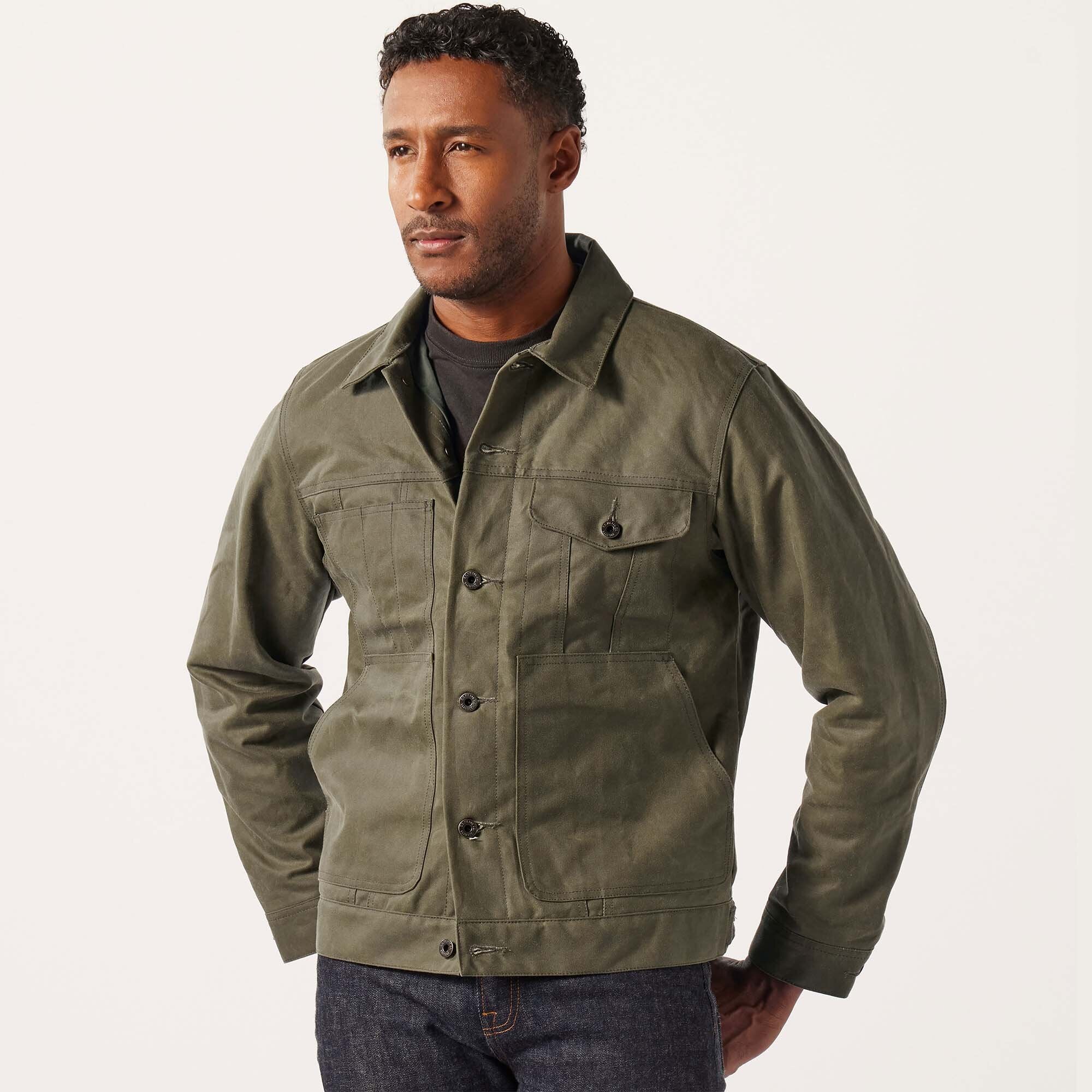 SHORT LINED CRUISER JACKET AUS TIN CLOTH - Image 8