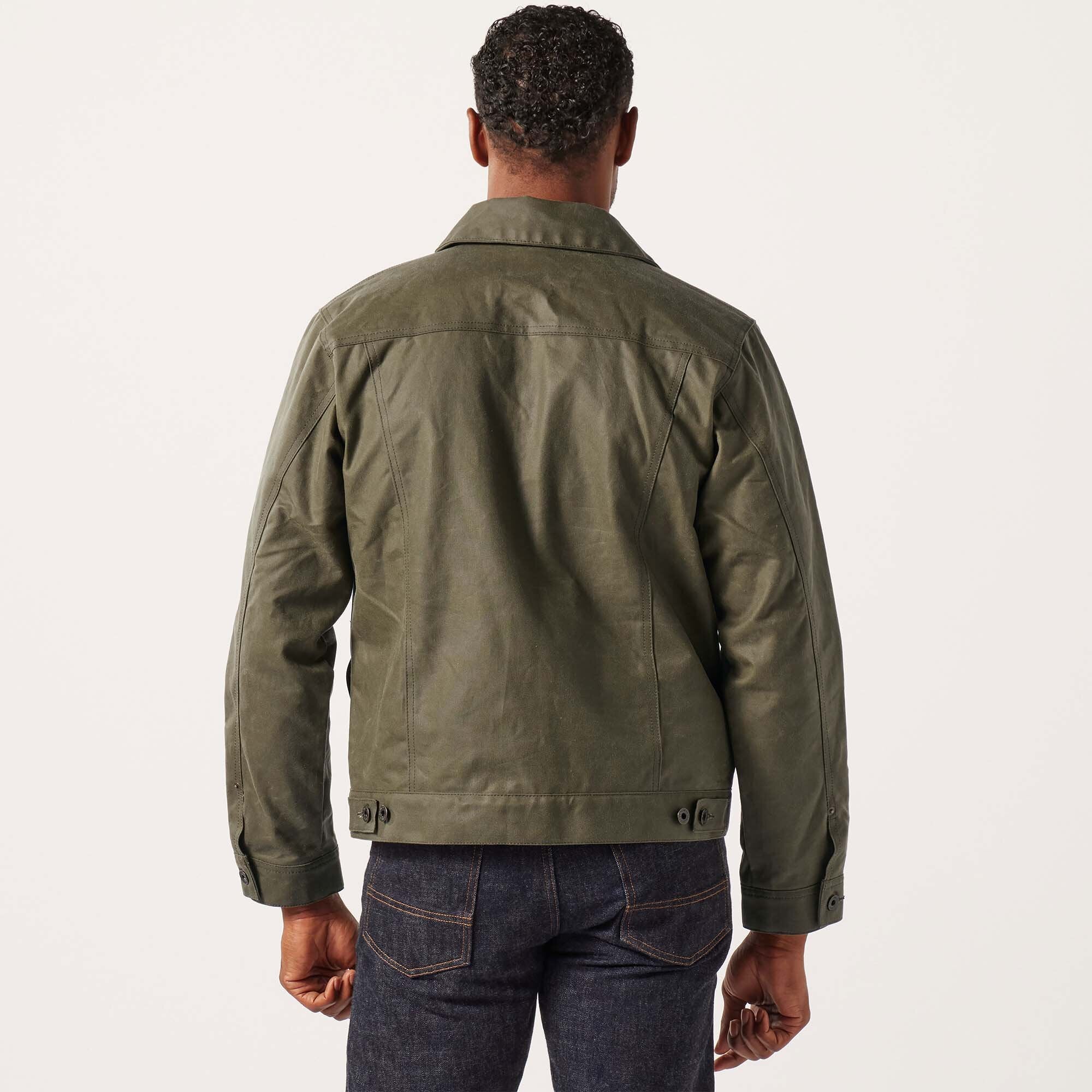 SHORT LINED CRUISER JACKET AUS TIN CLOTH - Image 9