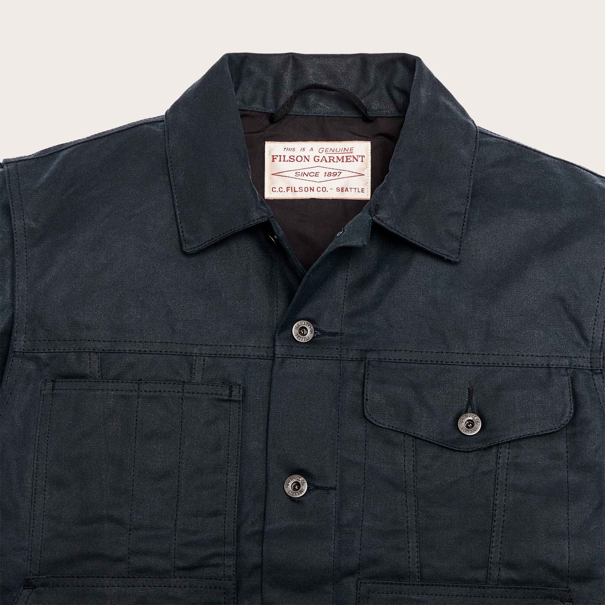 SHORT LINED CRUISER JACKET AUS TIN CLOTH - Image 4