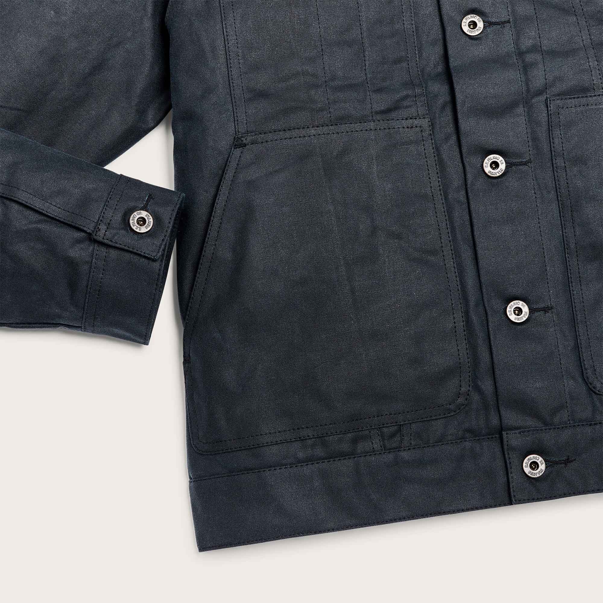 SHORT LINED CRUISER JACKET AUS TIN CLOTH - Image 5
