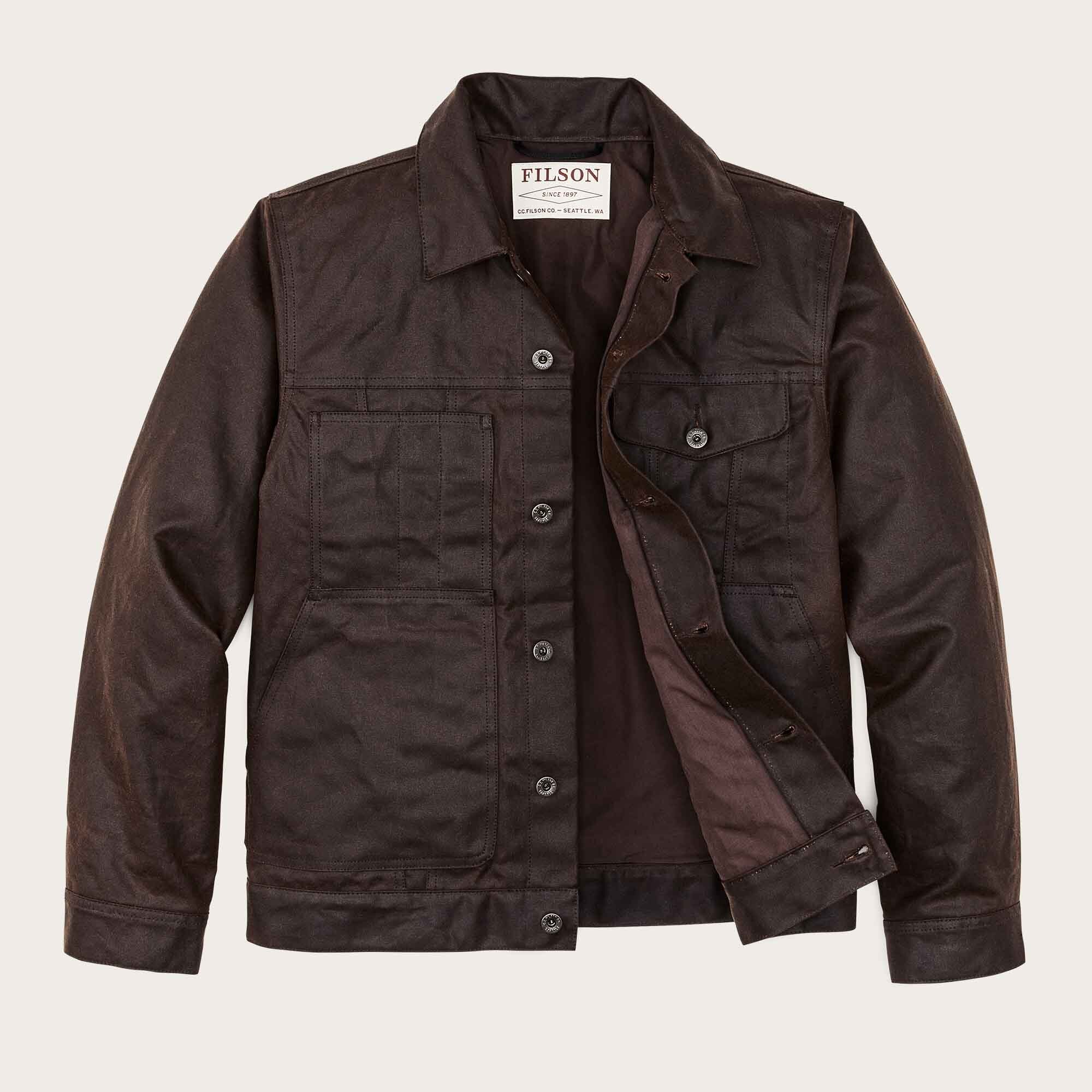 SHORT LINED CRUISER JACKET AUS TIN CLOTH - Image 3