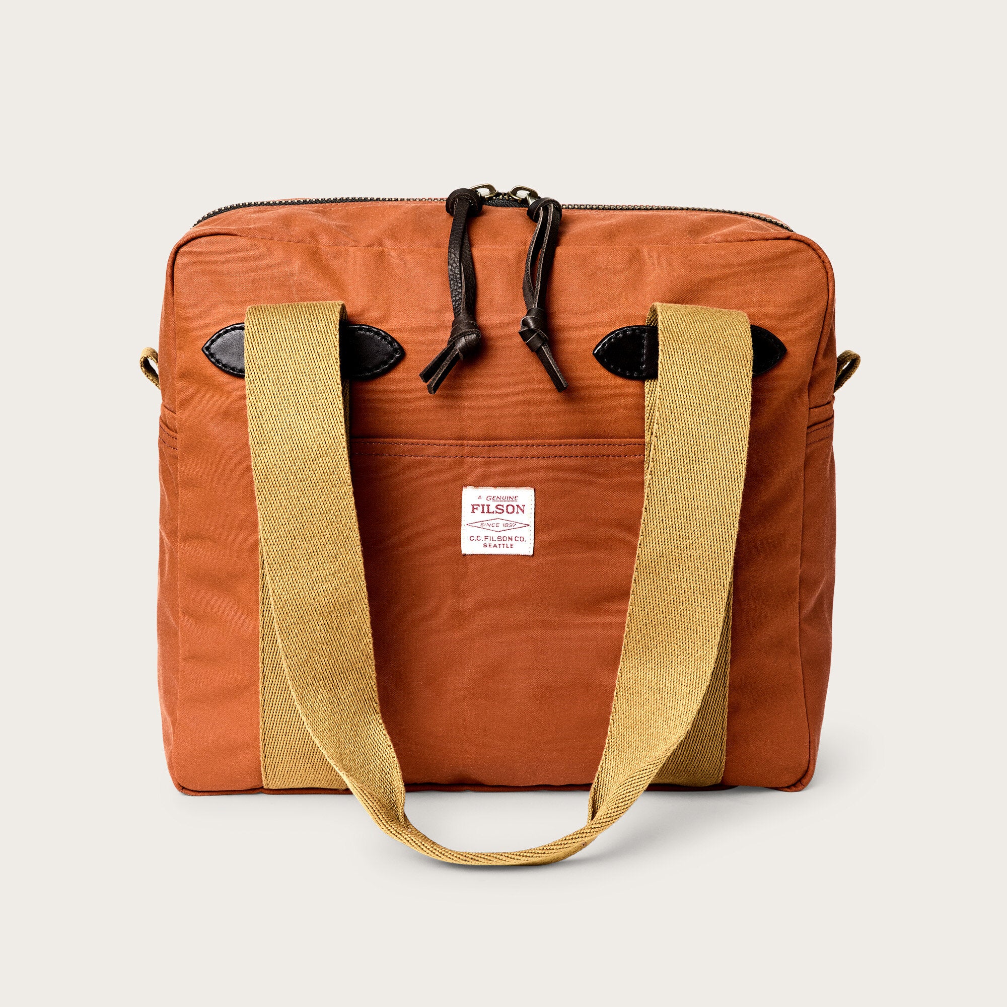 TIN CLOTH ZIPPER TOTE BAG