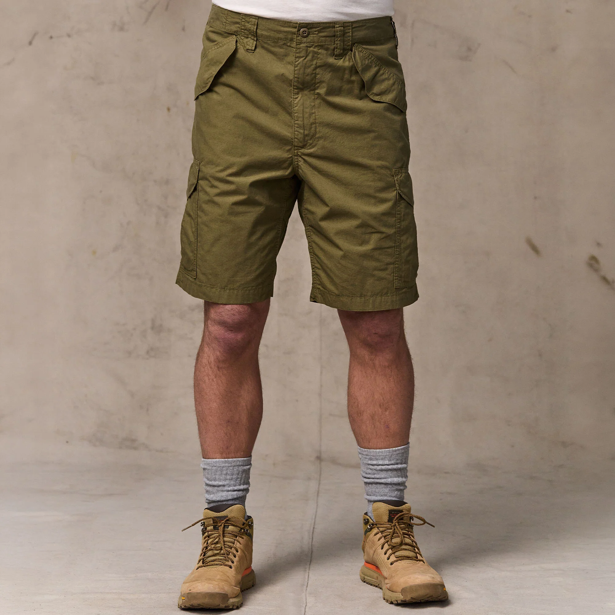 TROPICAL POPLIN CARGO SHORTS - Image 6
