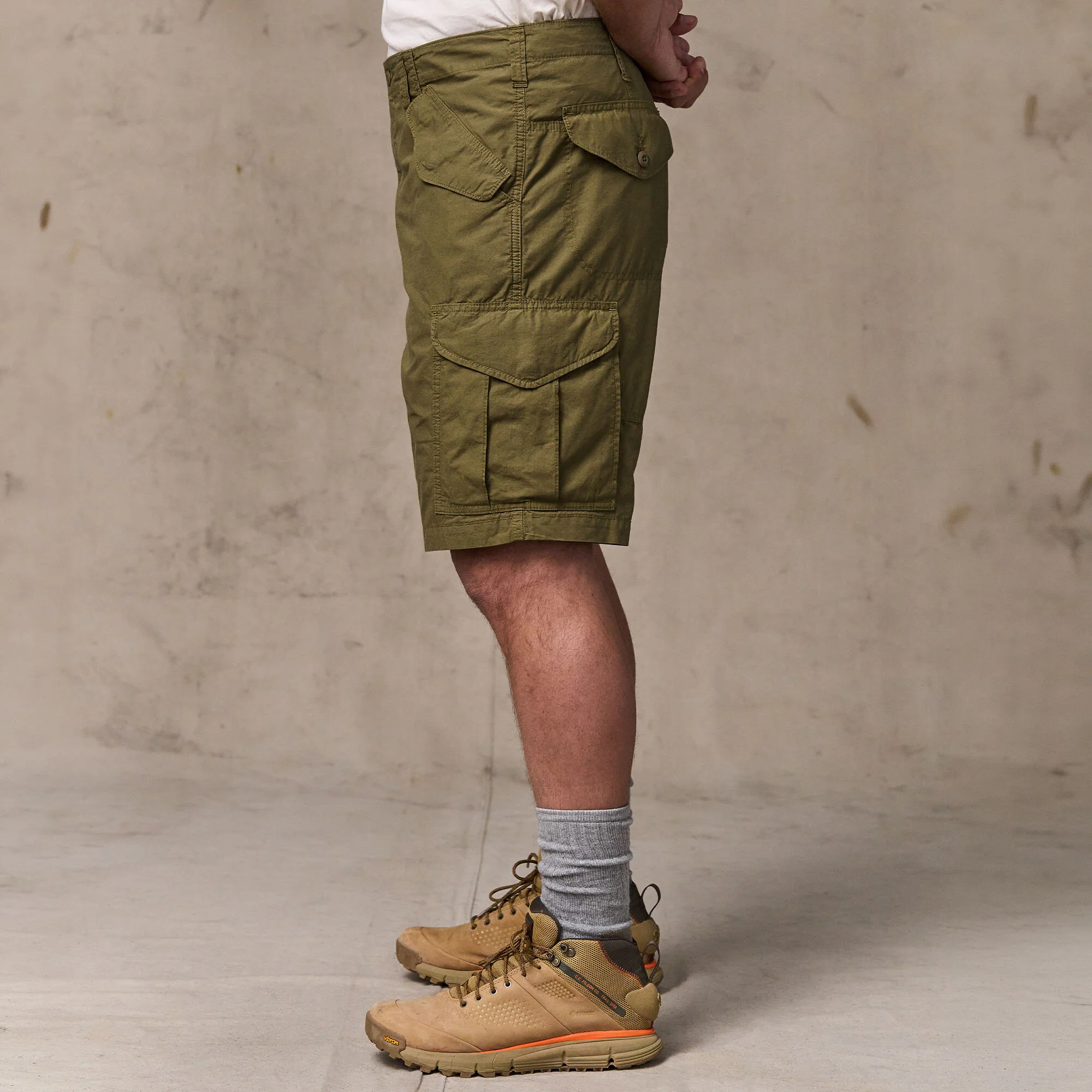 TROPICAL POPLIN CARGO SHORTS - Image 8