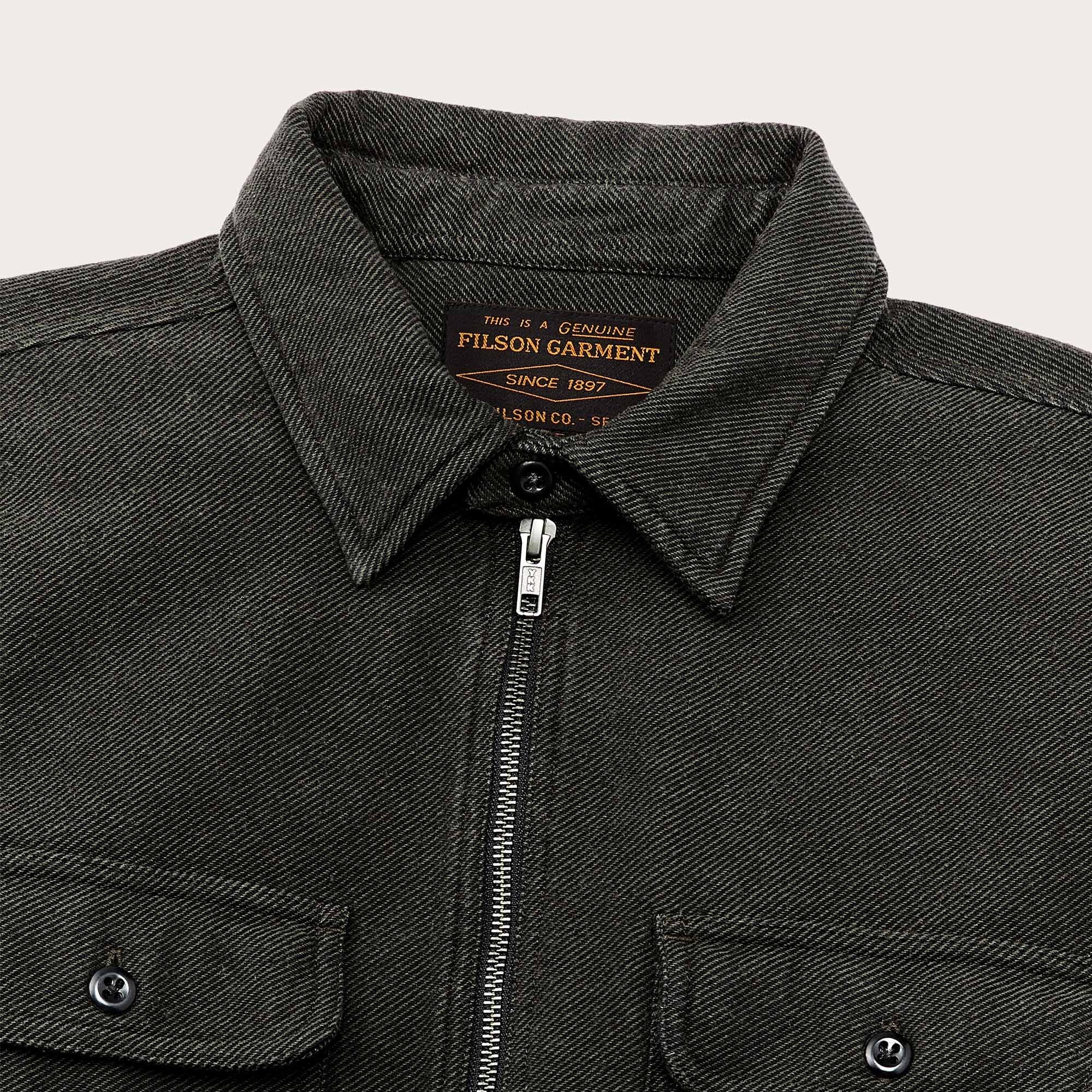 VINTAGE FLANNEL QUARTER ZIP SHIRT - Image 4