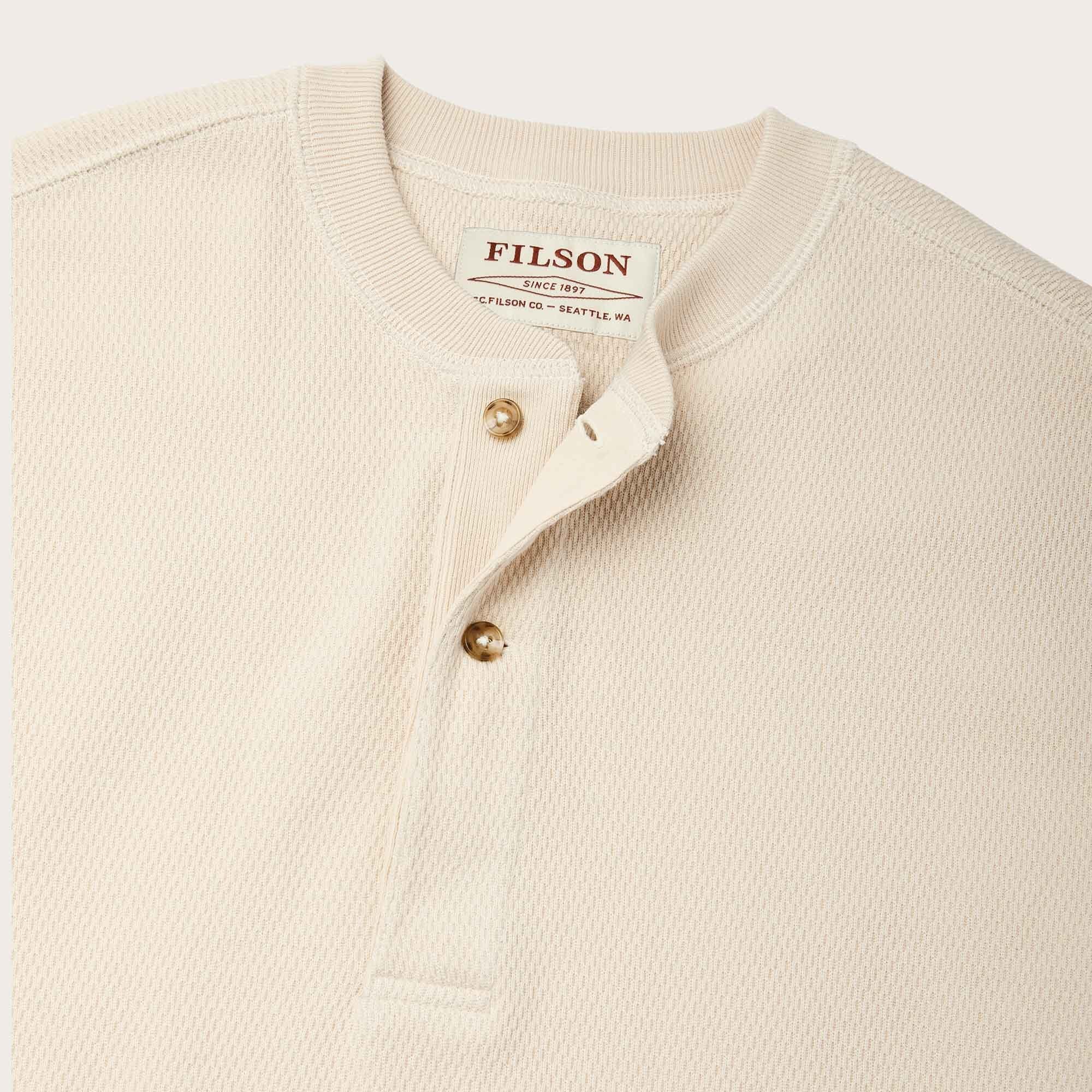 WAFFLE KNIT HENLEY - Image 3