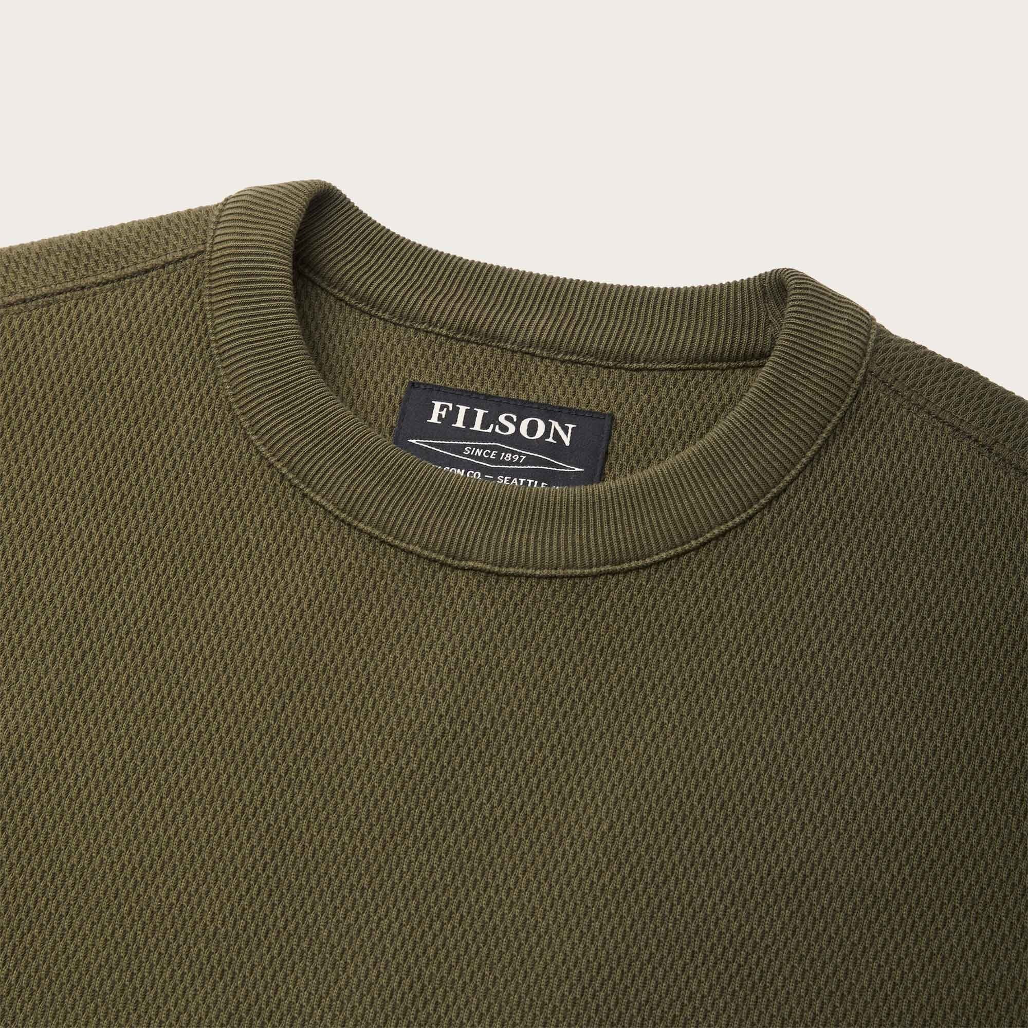 WAFFLE KNIT THERMAL CREW - Image 3