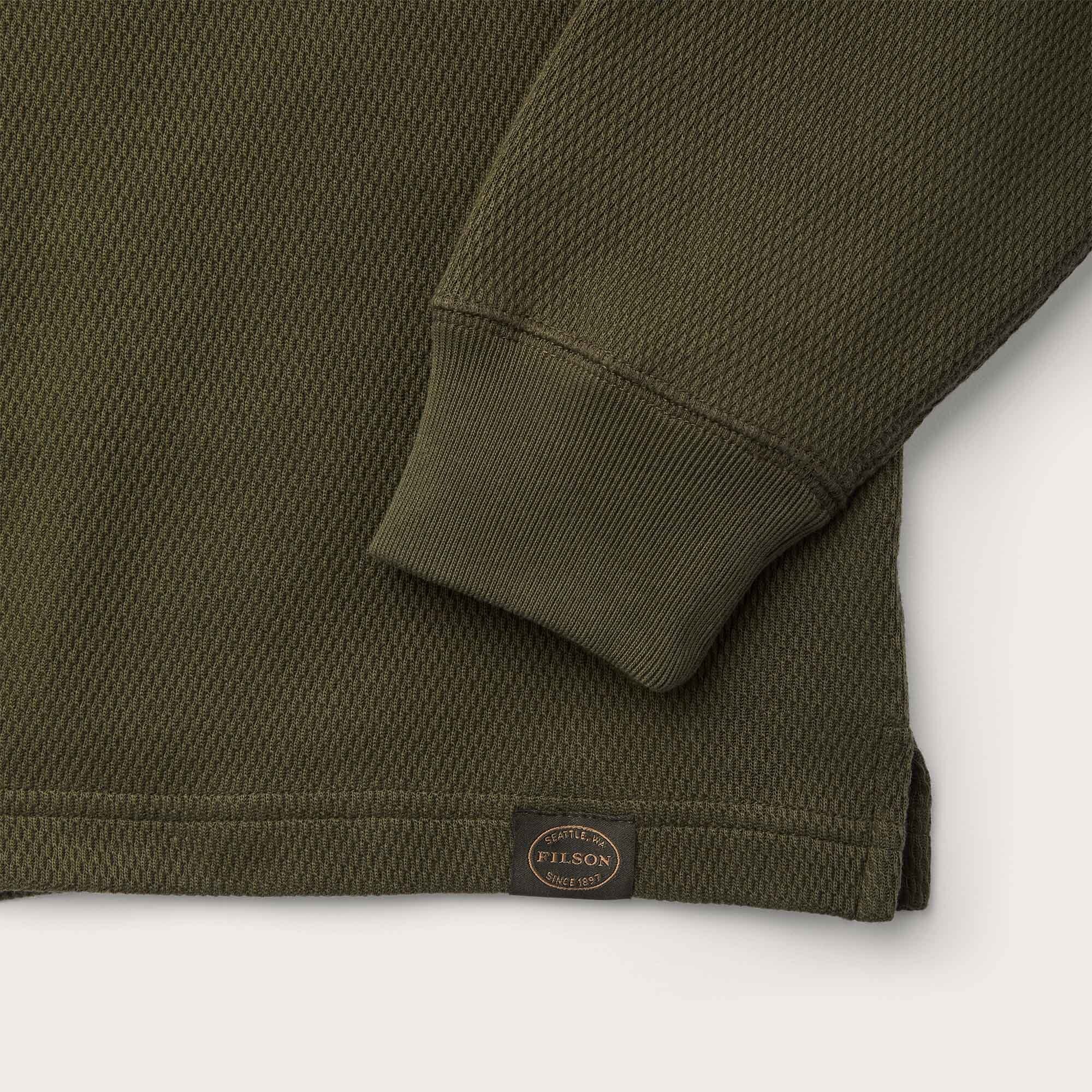 WAFFLE KNIT THERMAL CREW - Image 4