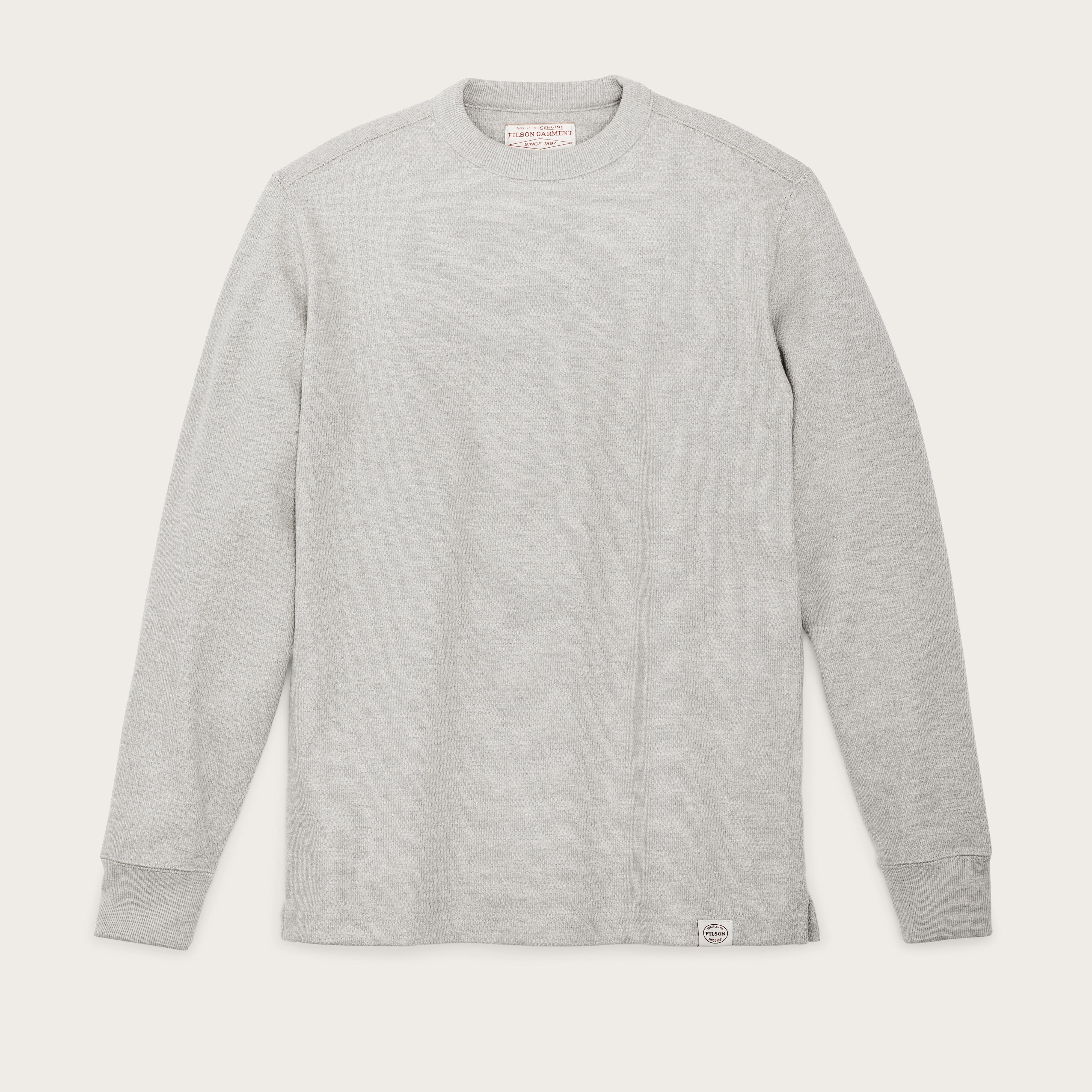 Waffle Knit Thermal Crewneck