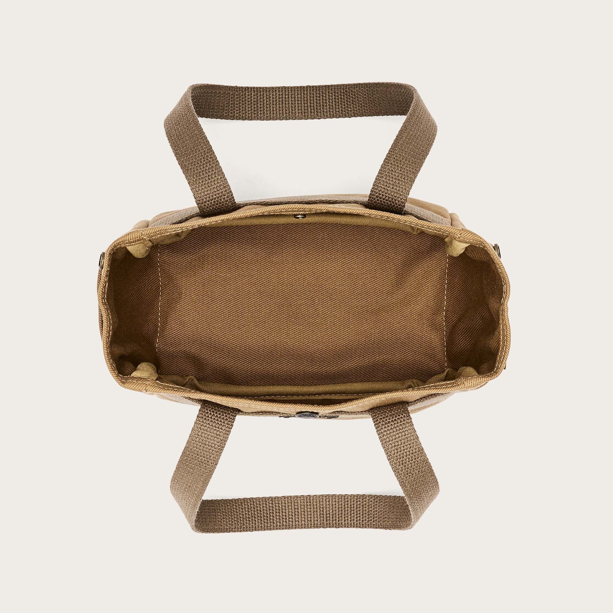 RUGGED TWILL SMALL OPEN TOTE BAG - Image 4