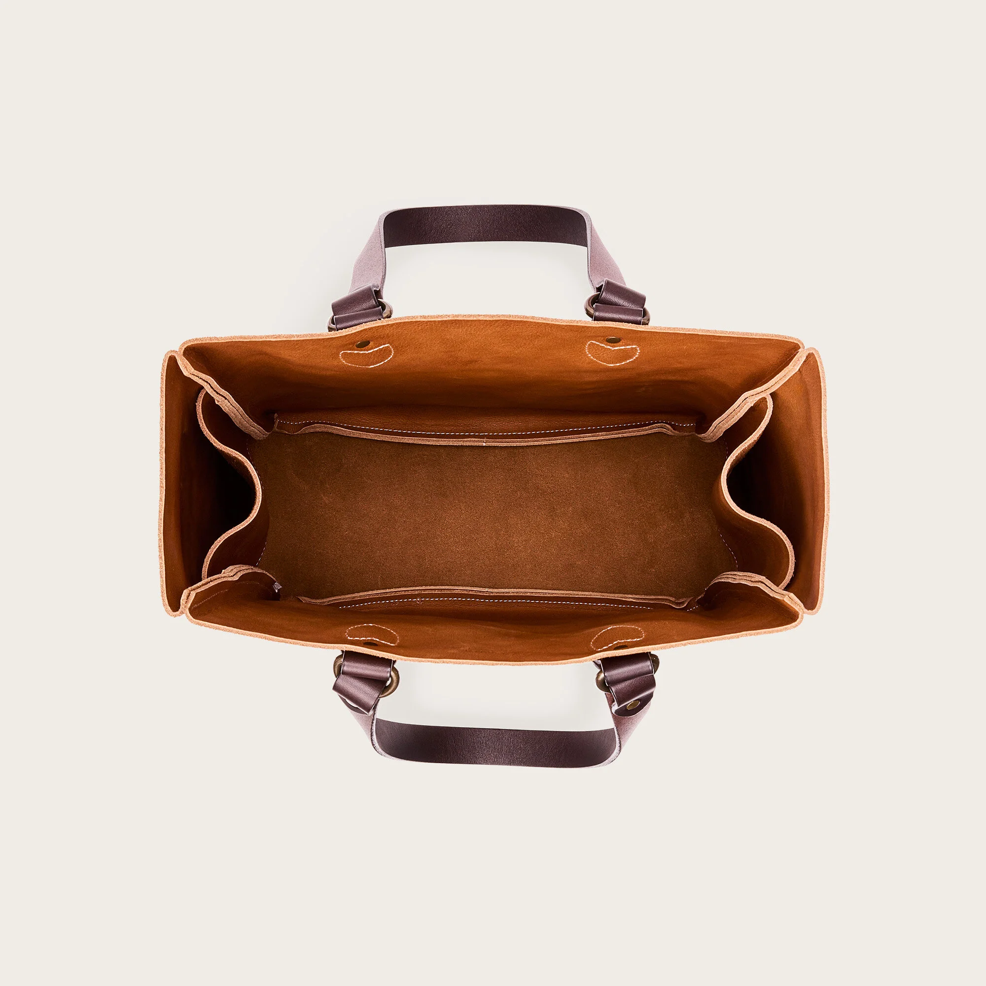SUEDE OPEN TOTE BAG - Image 4