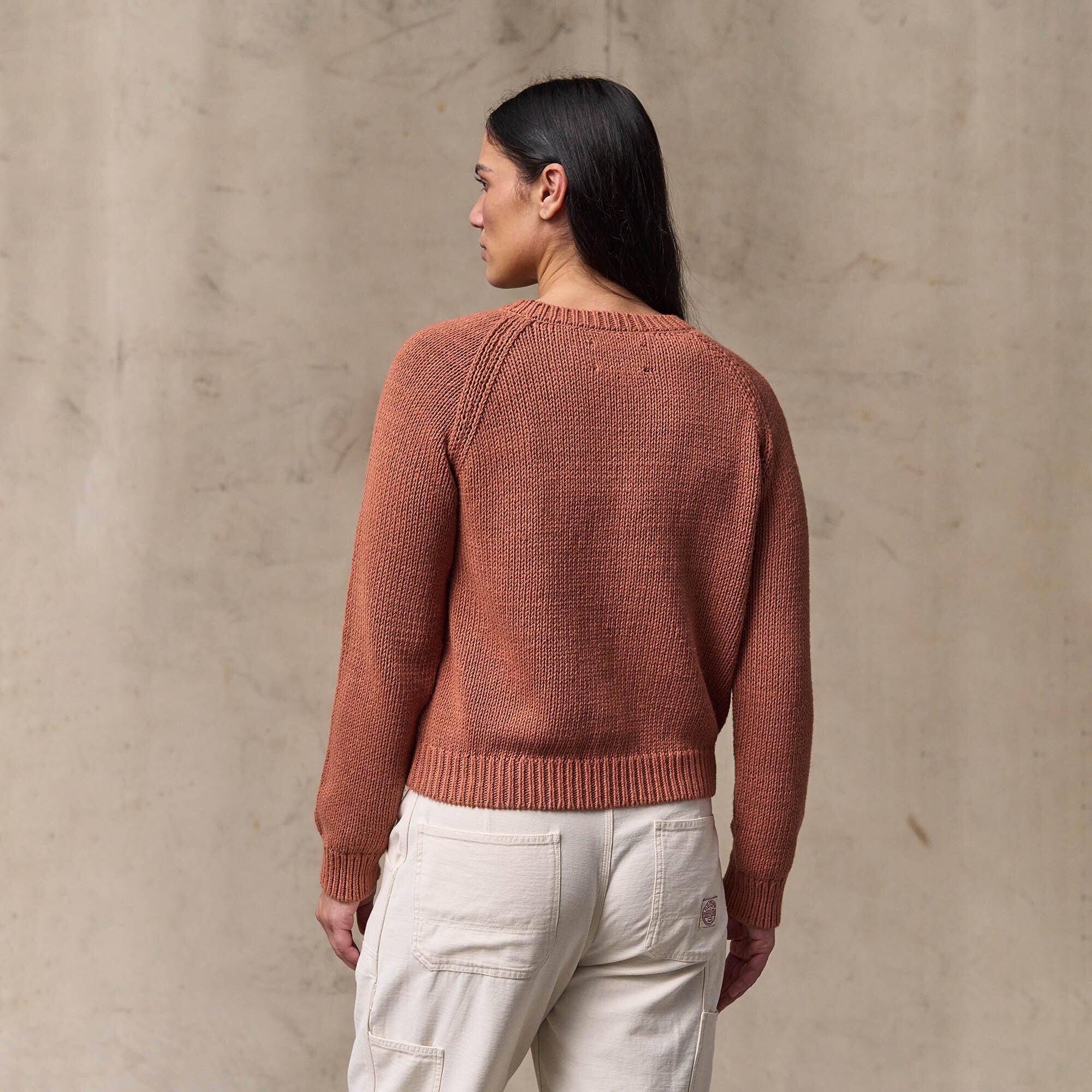 WOMEN'S COTTON CREWNECK SWEATER - Image 5