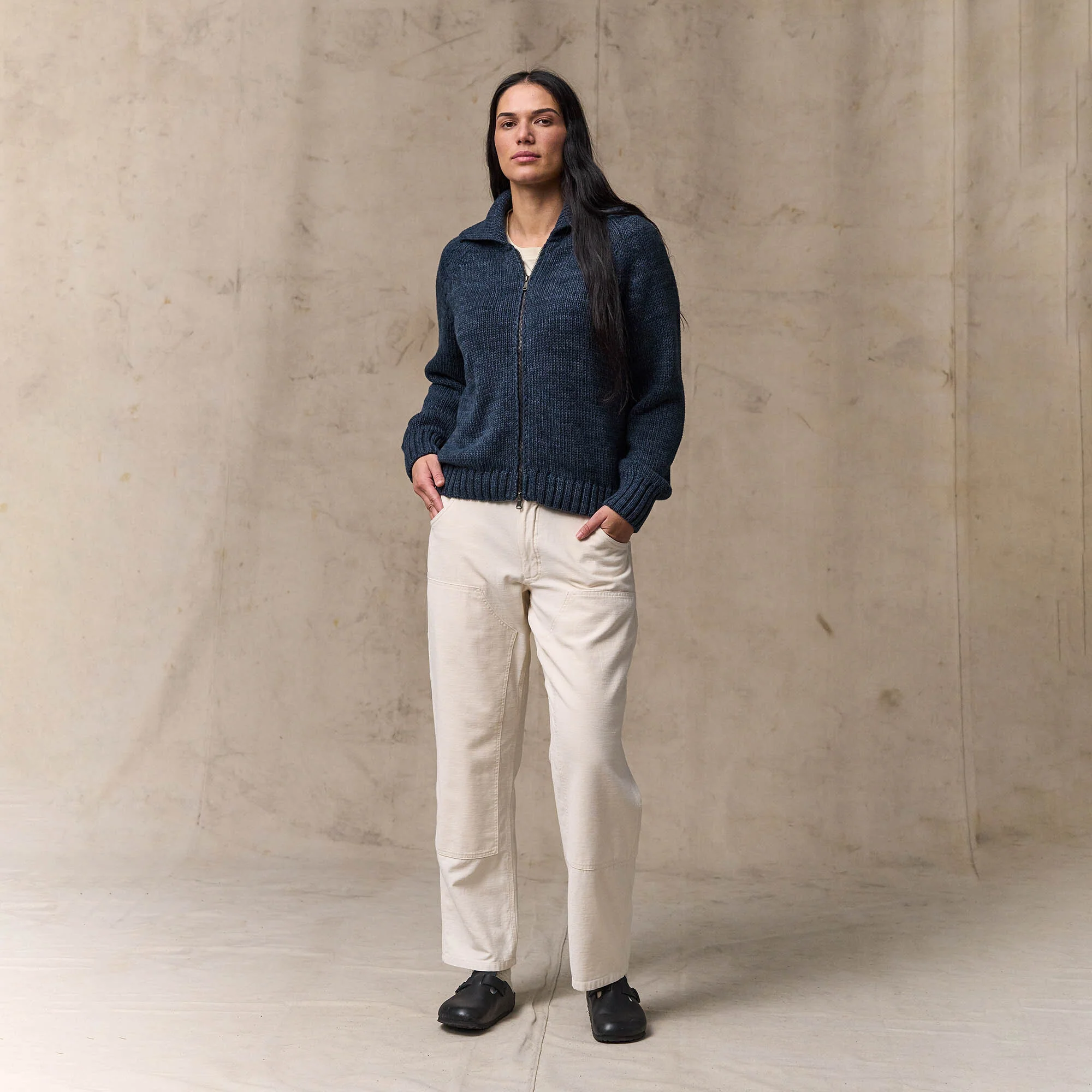 WOMEN'S COTTON FULL-ZIP CARDIGAN - Image 8