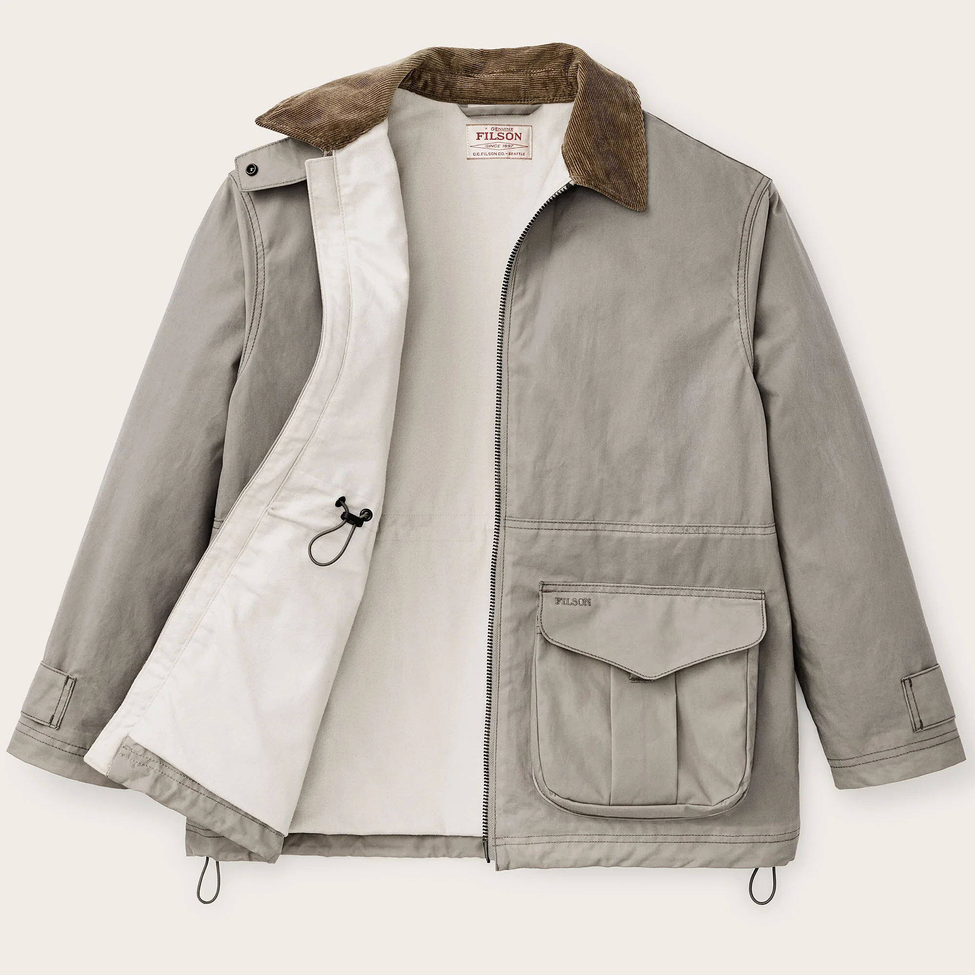 WOMEN’S COVER CLOTH RAINCOAT - Image 2
