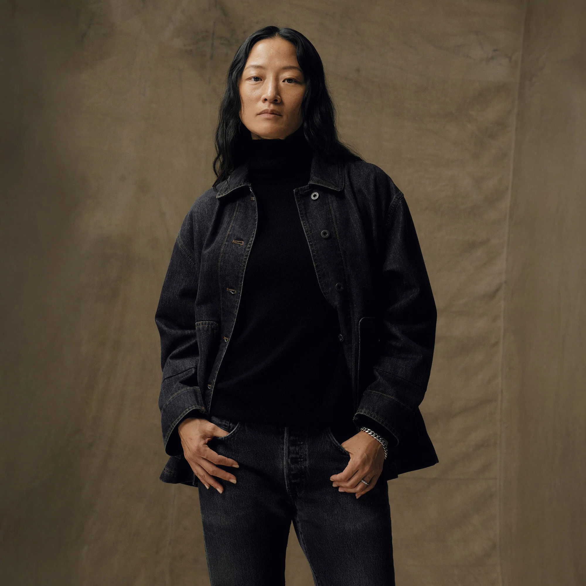 WOMEN’S DENIM BARN COAT - Image 8