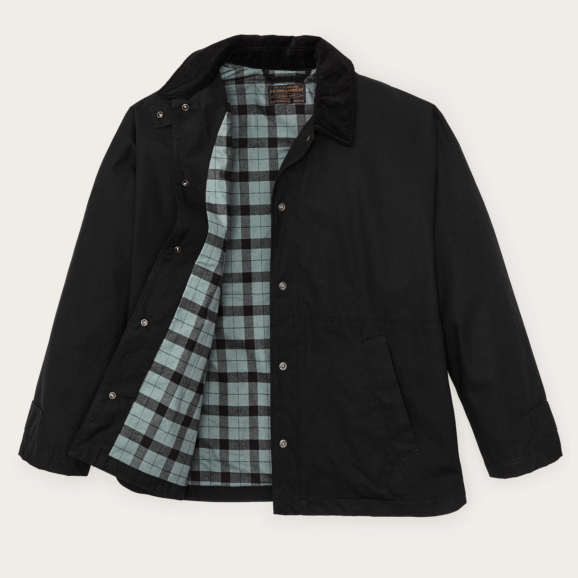 WOMEN’S HARBOR FRONT WAXED JACKET - Image 3