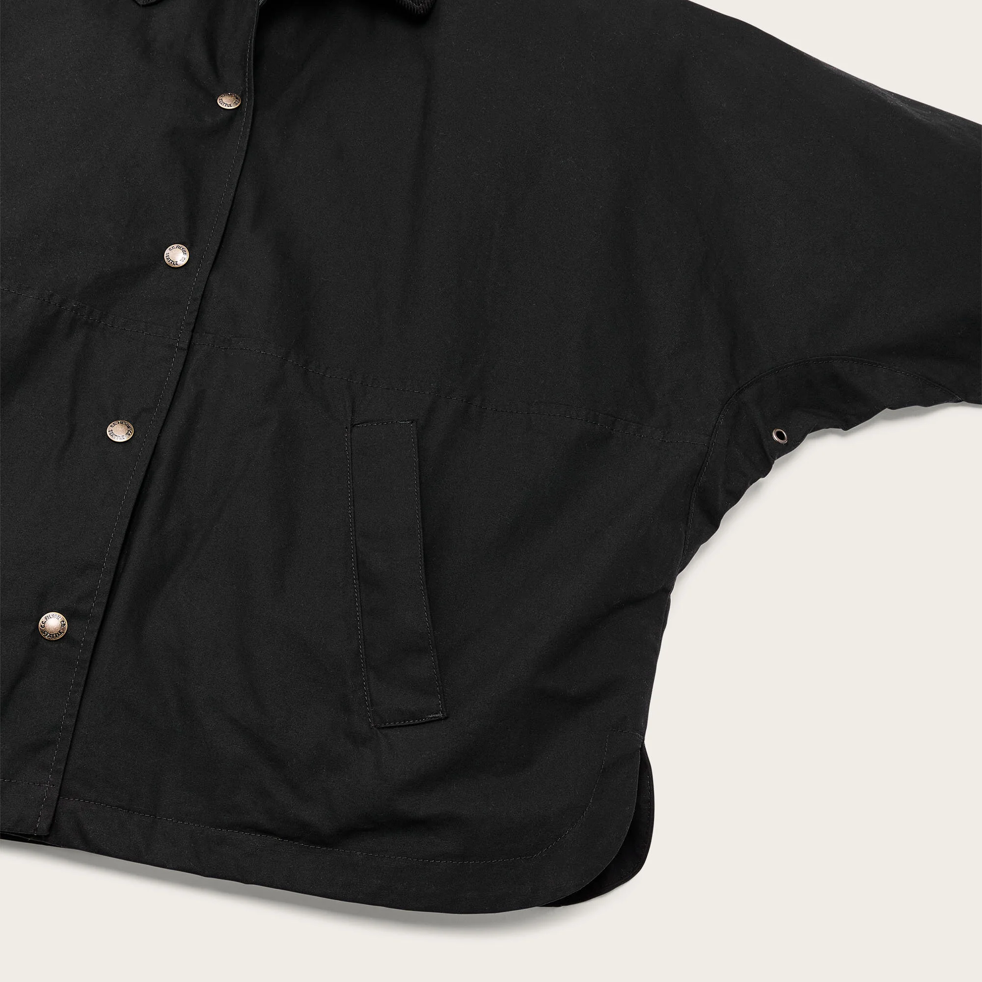 WOMEN’S HARBOR FRONT WAXED JACKET - Image 5