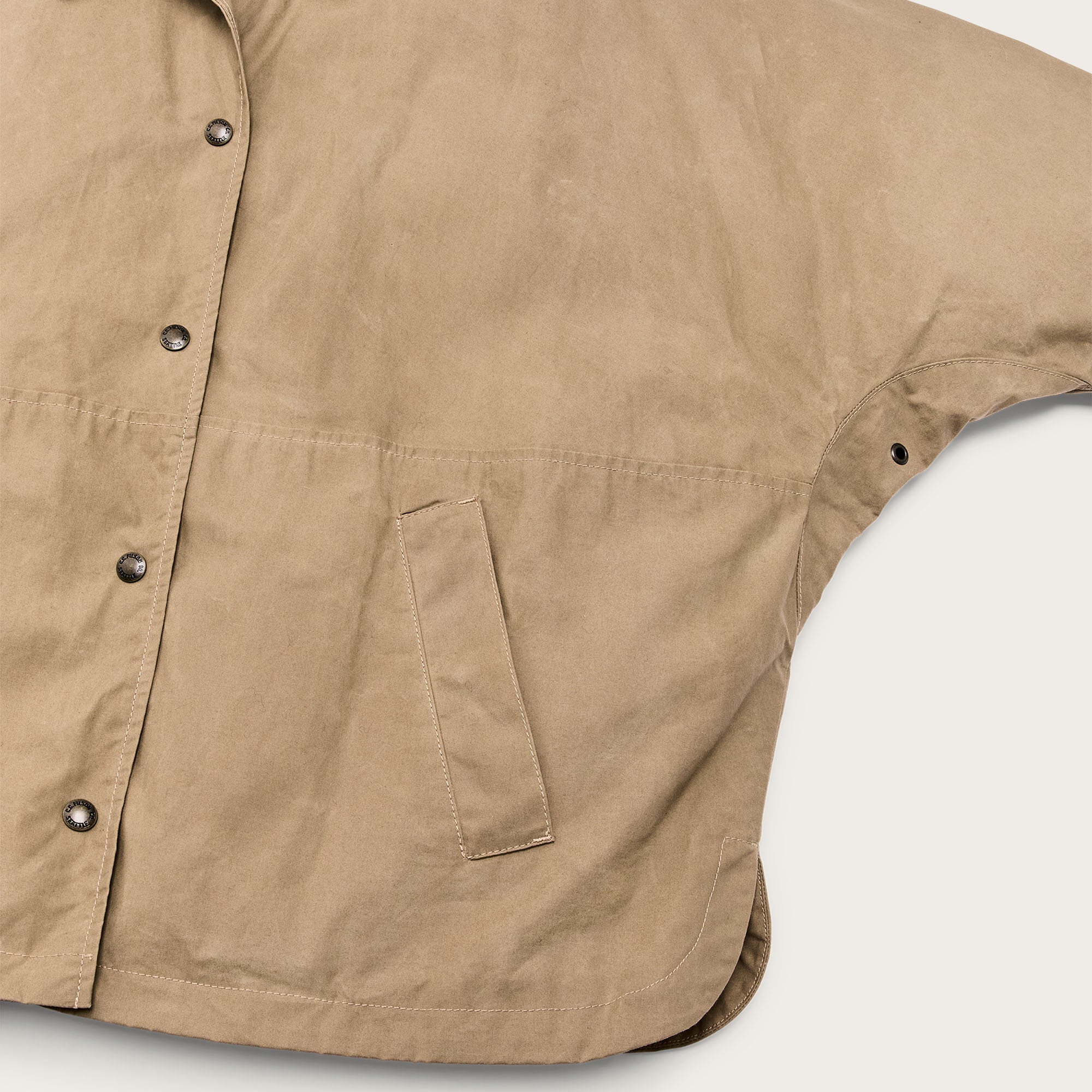 WOMEN’S HARBOR FRONT WAXED JACKET - Image 5