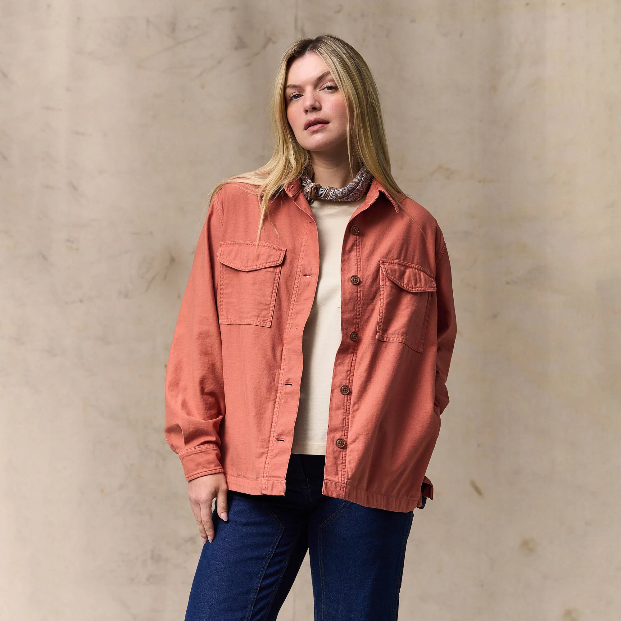 WOMEN'S REVERSE SATEEN JAC-SHIRT - Image 6