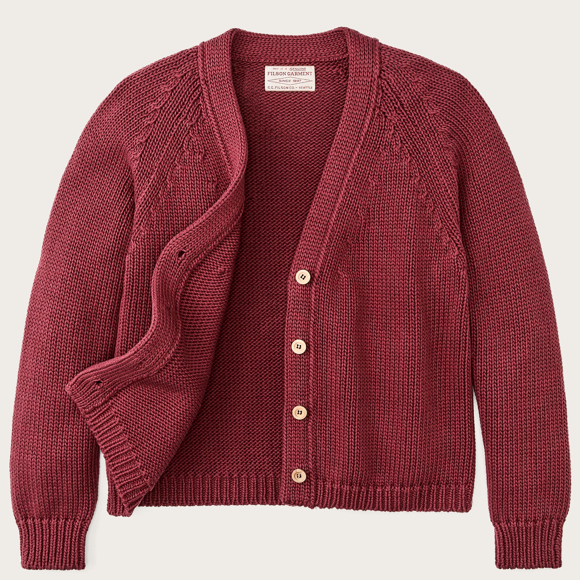WOMEN'S RUSTIC COTTON CARDIGAN - Image 3