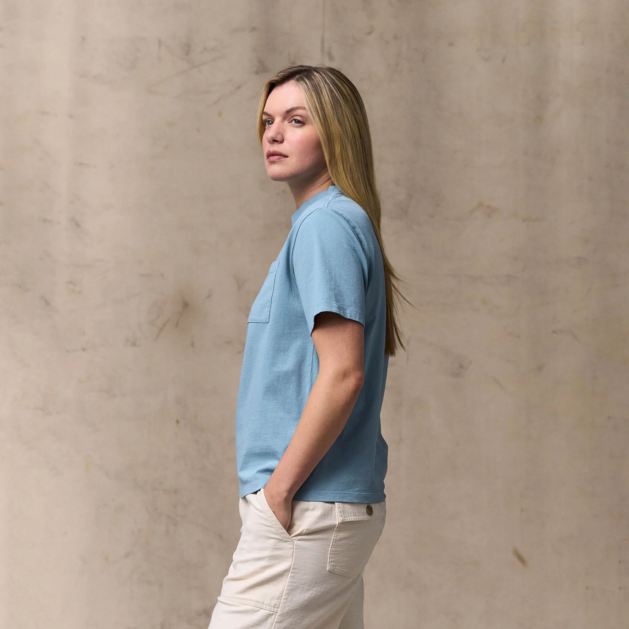 WOMEN'S SHORT SLEEVE POCKET TEE - Image 7