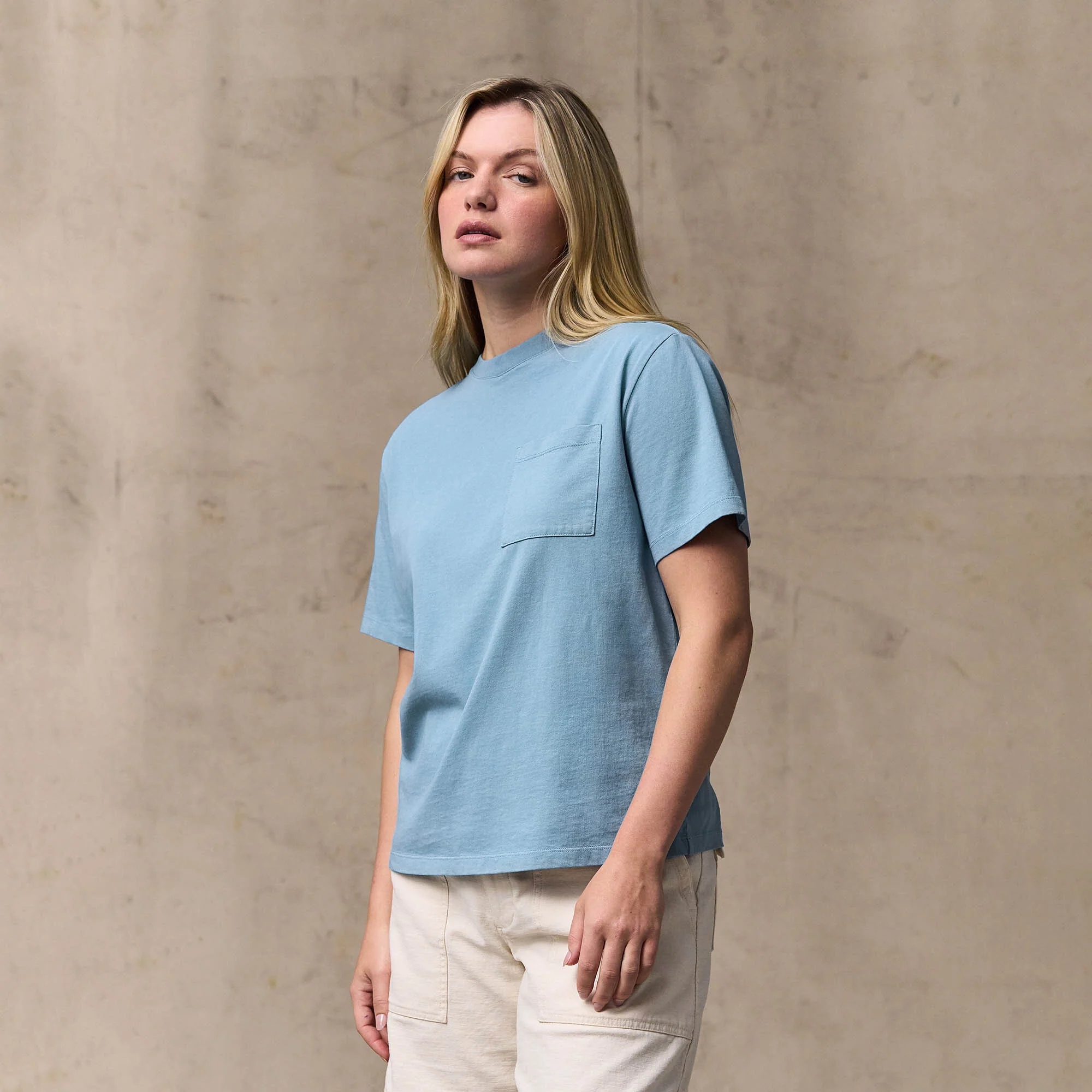 WOMEN'S SHORT SLEEVE POCKET TEE - Image 8