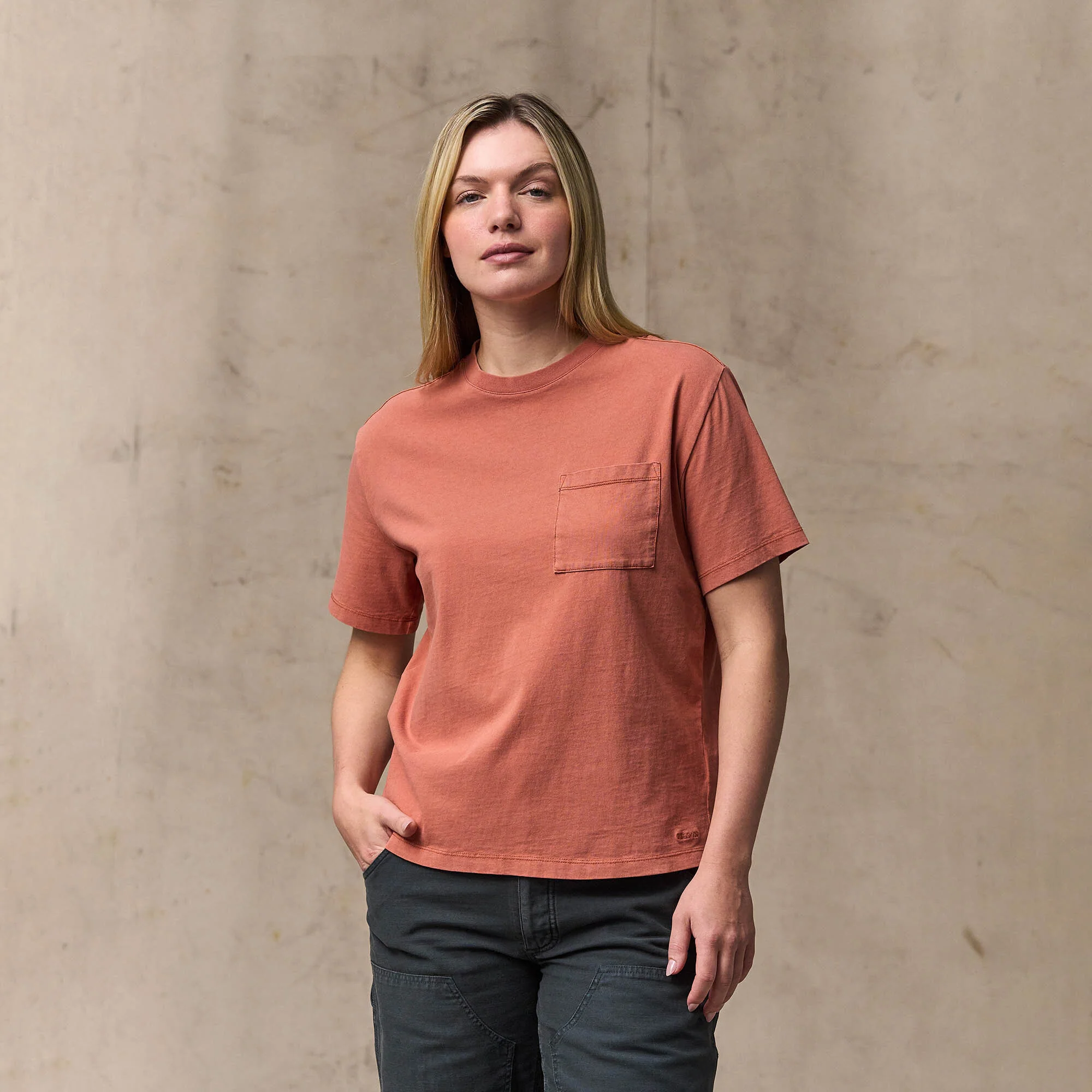 WOMEN'S SHORT SLEEVE POCKET TEE - Image 5