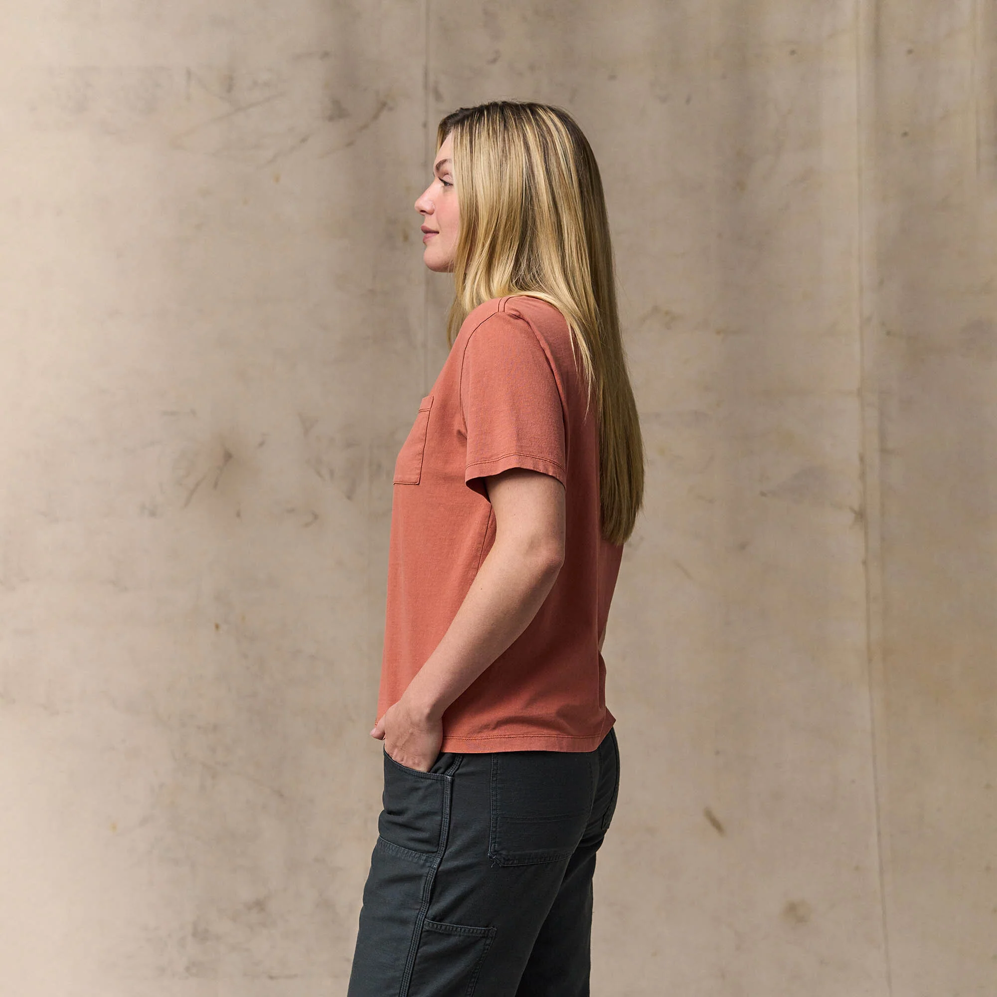 WOMEN'S SHORT SLEEVE POCKET TEE - Image 7