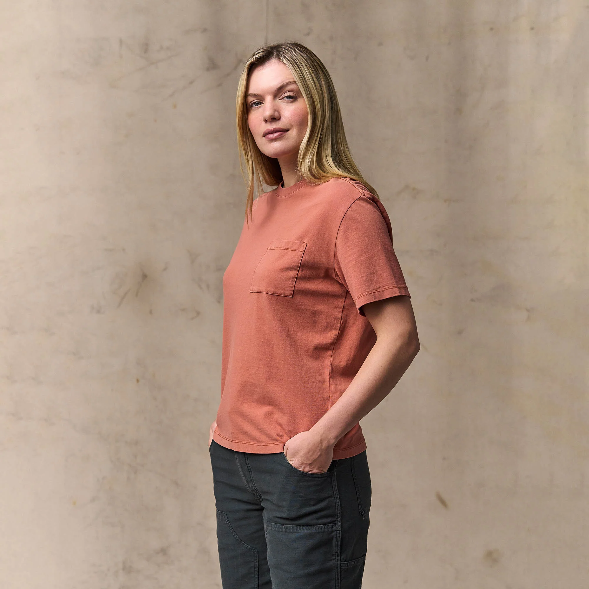 WOMEN'S SHORT SLEEVE POCKET TEE - Image 8